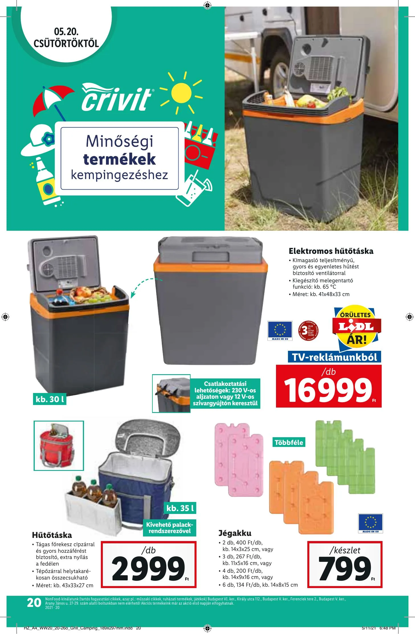 Lidl akciós újság 05.20–05.26 – 20. oldal