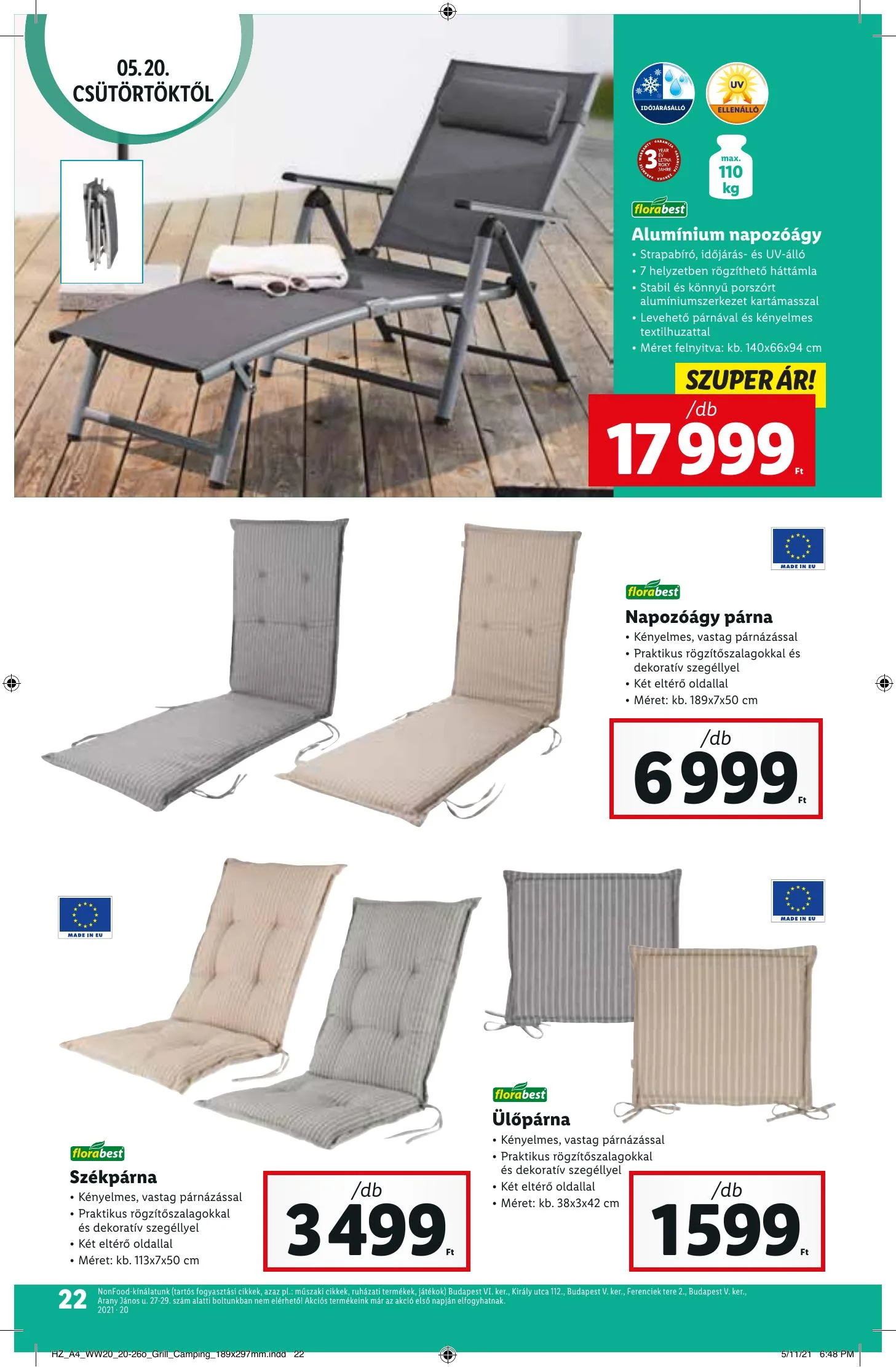 Lidl akciós újság 05.20–05.26 – 22. oldal