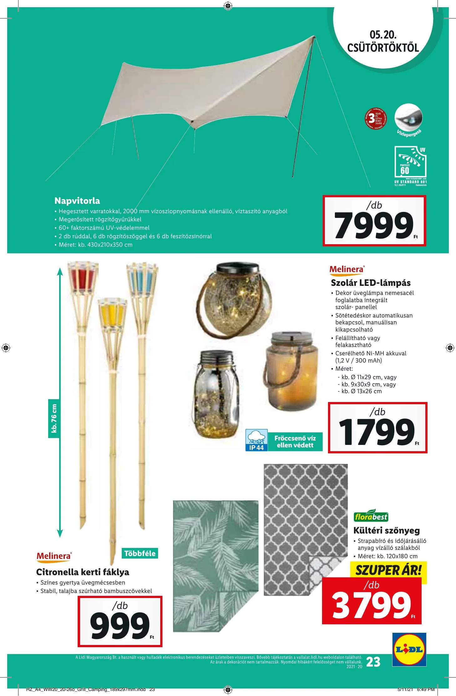Lidl akciós újság 05.20–05.26 – 23. oldal