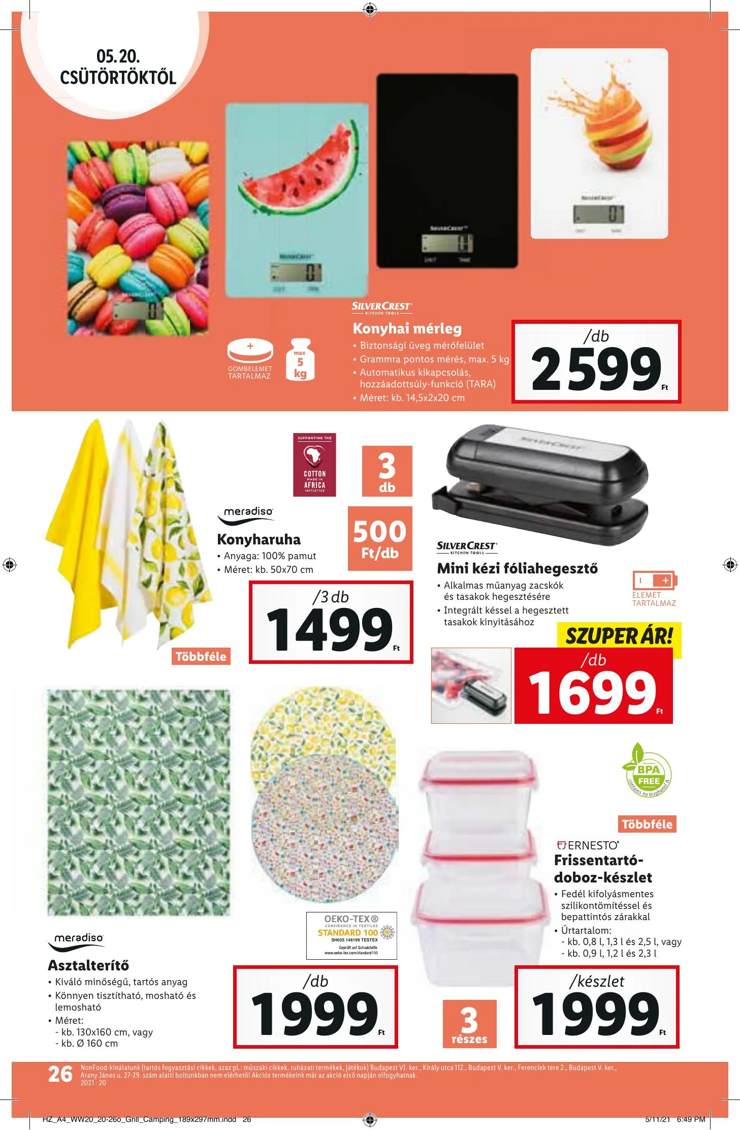 Lidl akciós újság 05.20–05.26 – 26. oldal