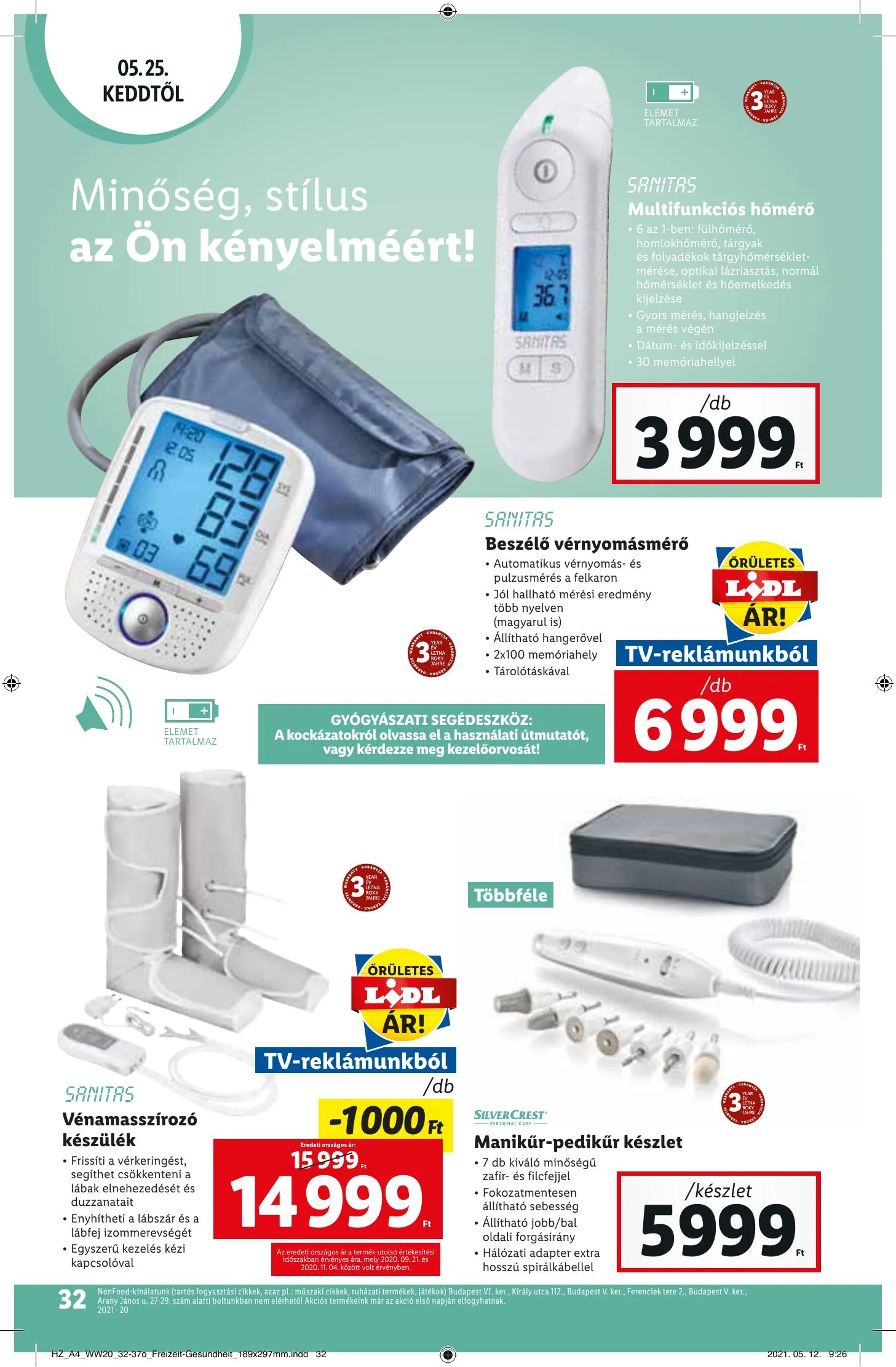 Lidl akciós újság 05.20–05.26 – 32. oldal