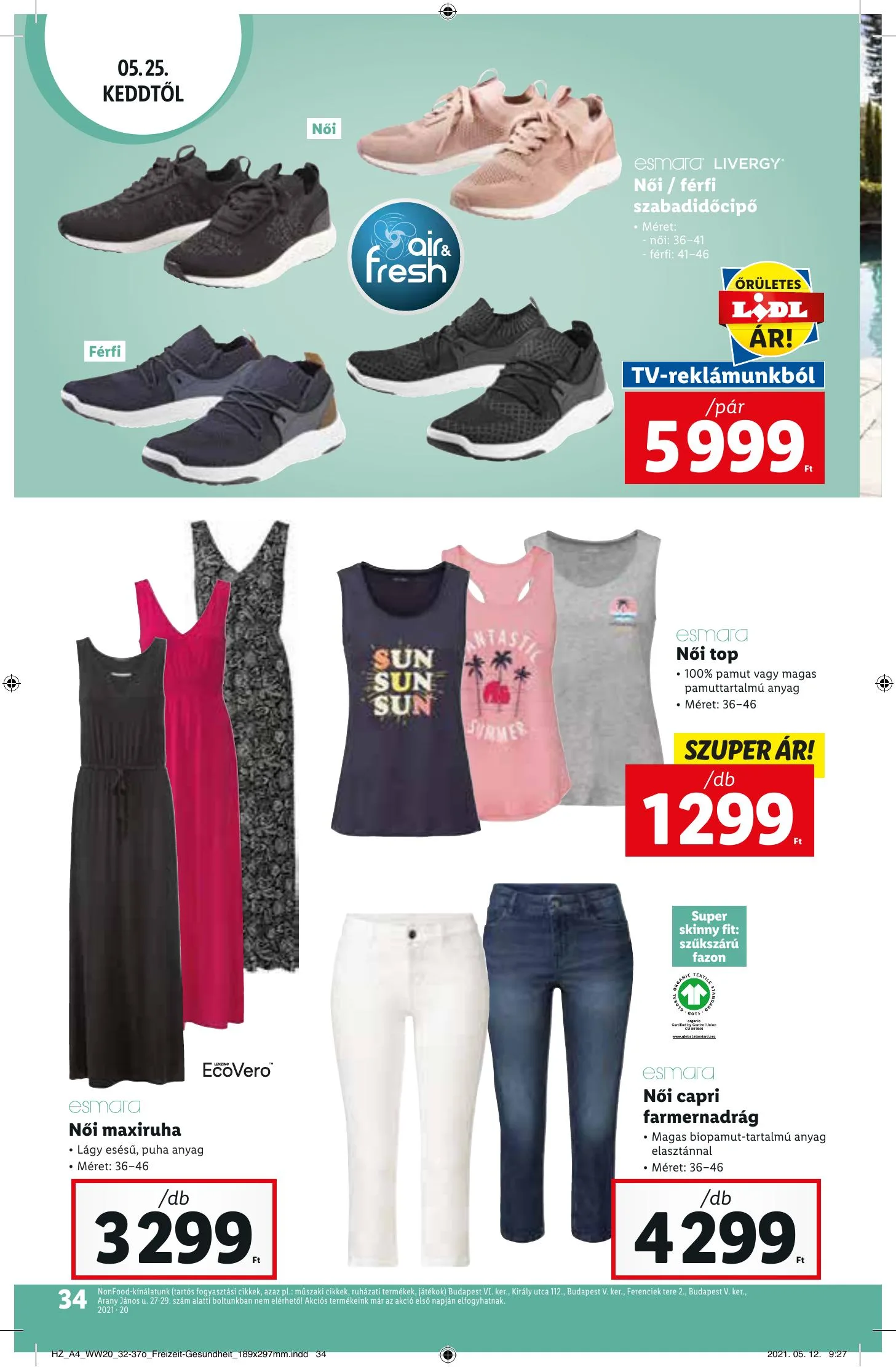 Lidl akciós újság 05.20–05.26 – 34. oldal