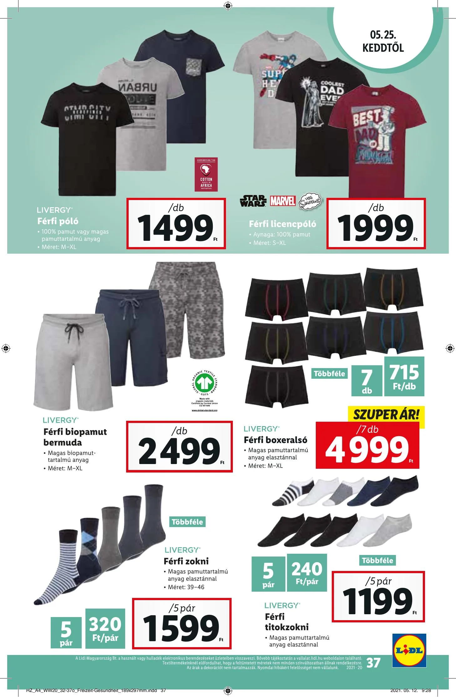 Lidl akciós újság 05.20–05.26 – 37. oldal
