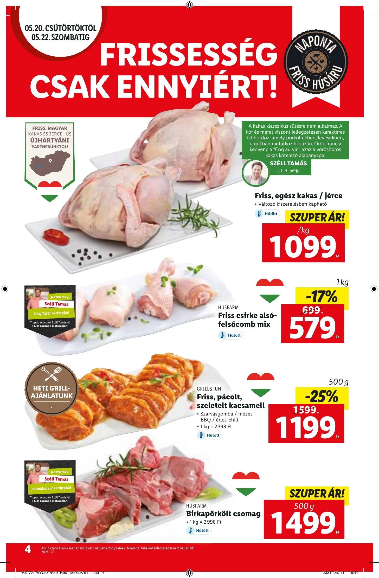 Lidl akciós újság 05.20–05.26 – 4. oldal