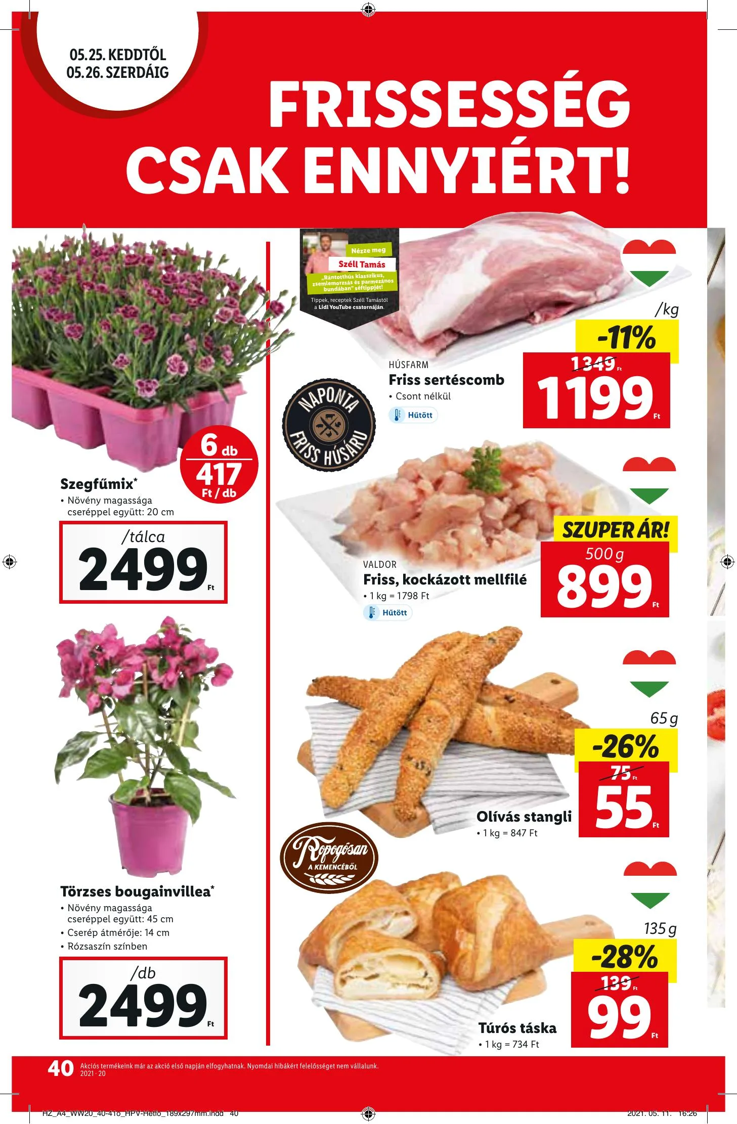 Lidl akciós újság 05.20–05.26 – 40. oldal