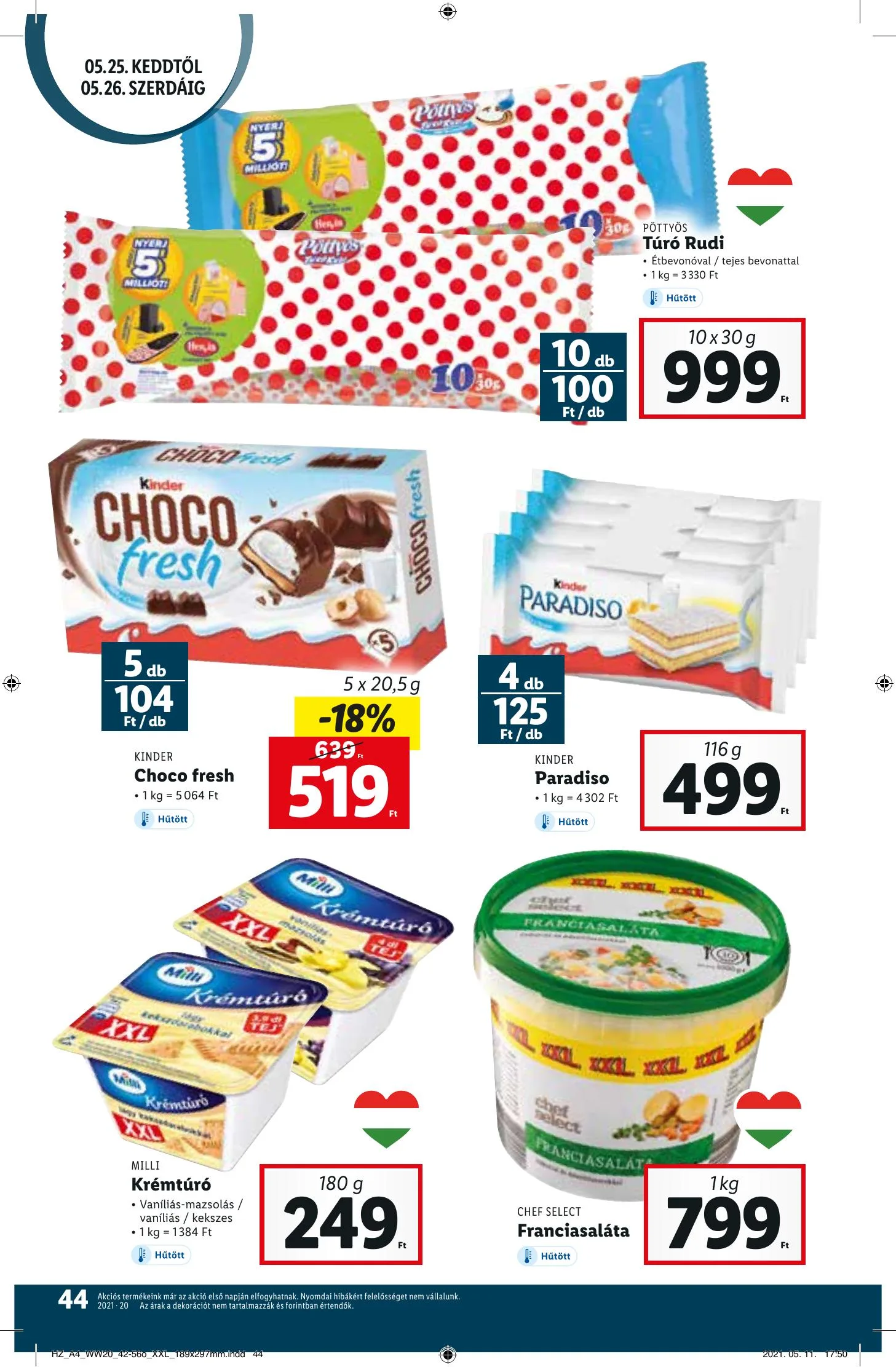 Lidl akciós újság 05.20–05.26 – 44. oldal