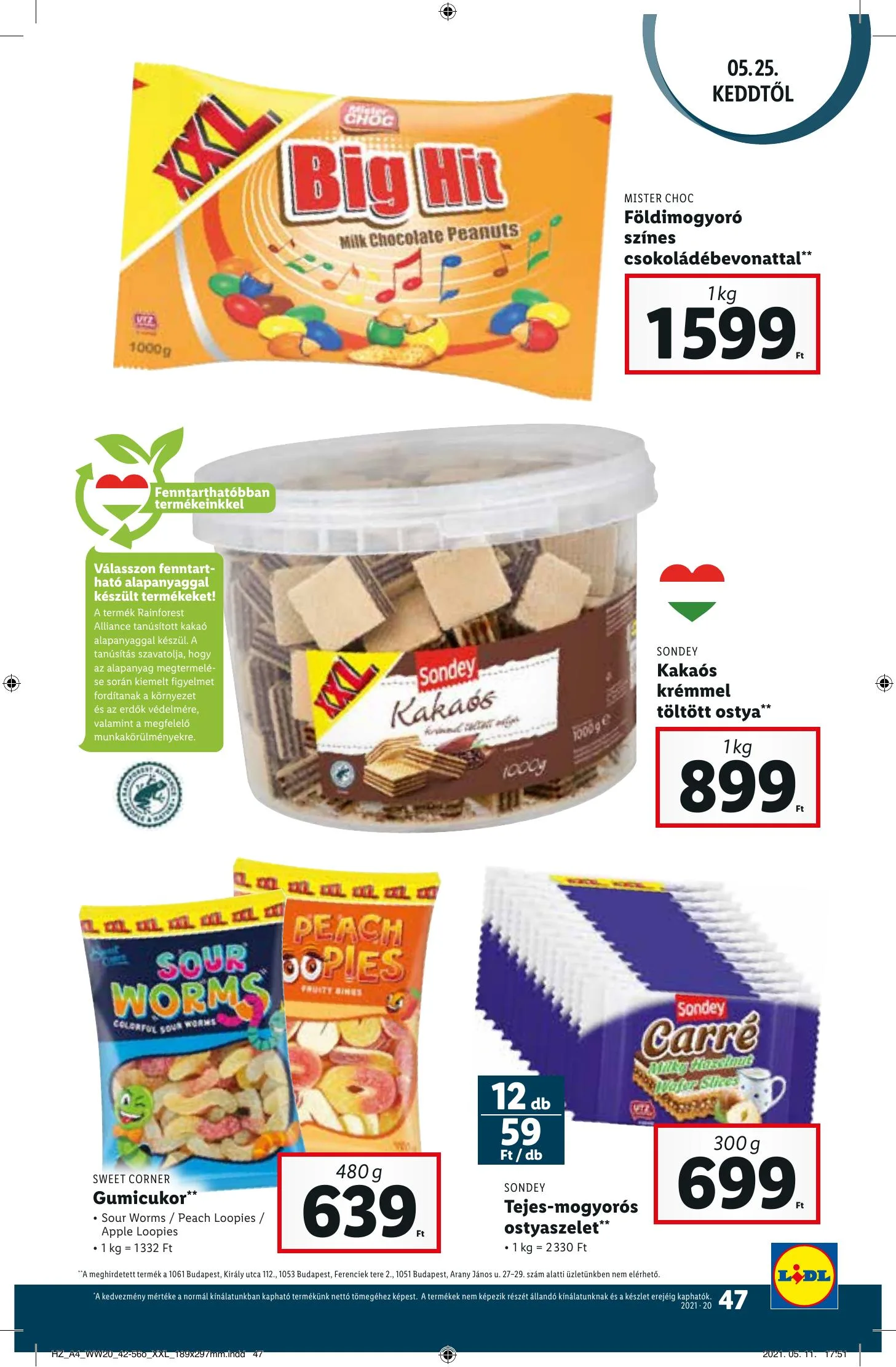 Lidl akciós újság 05.20–05.26 – 47. oldal