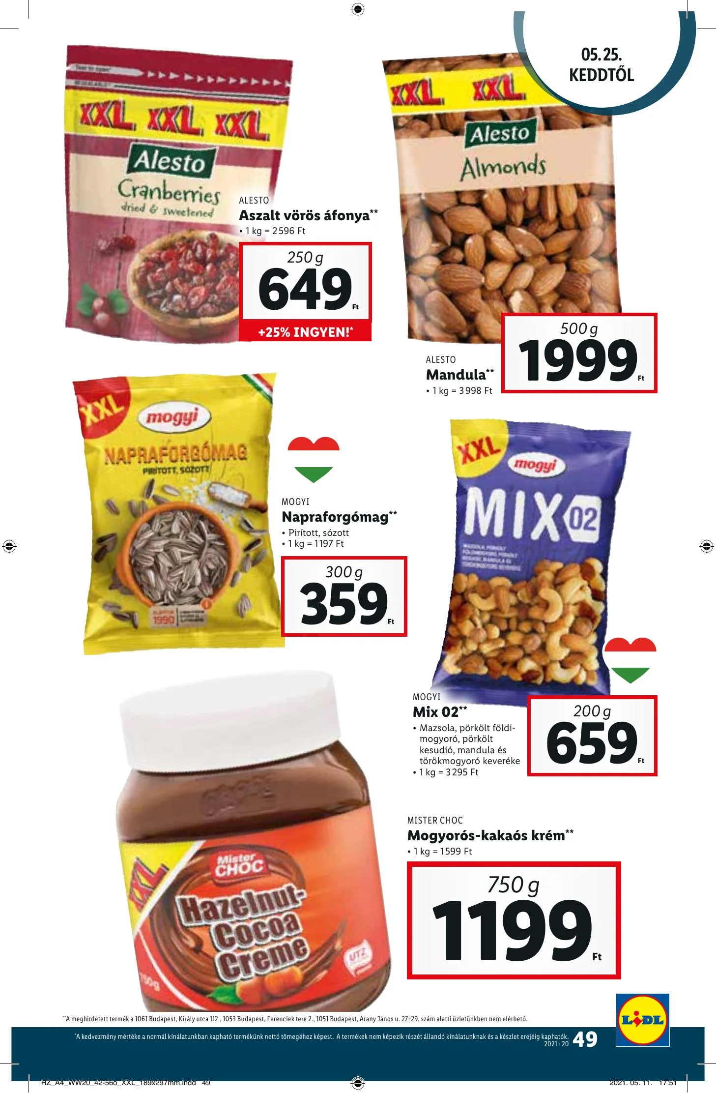 Lidl akciós újság 05.20–05.26 – 49. oldal