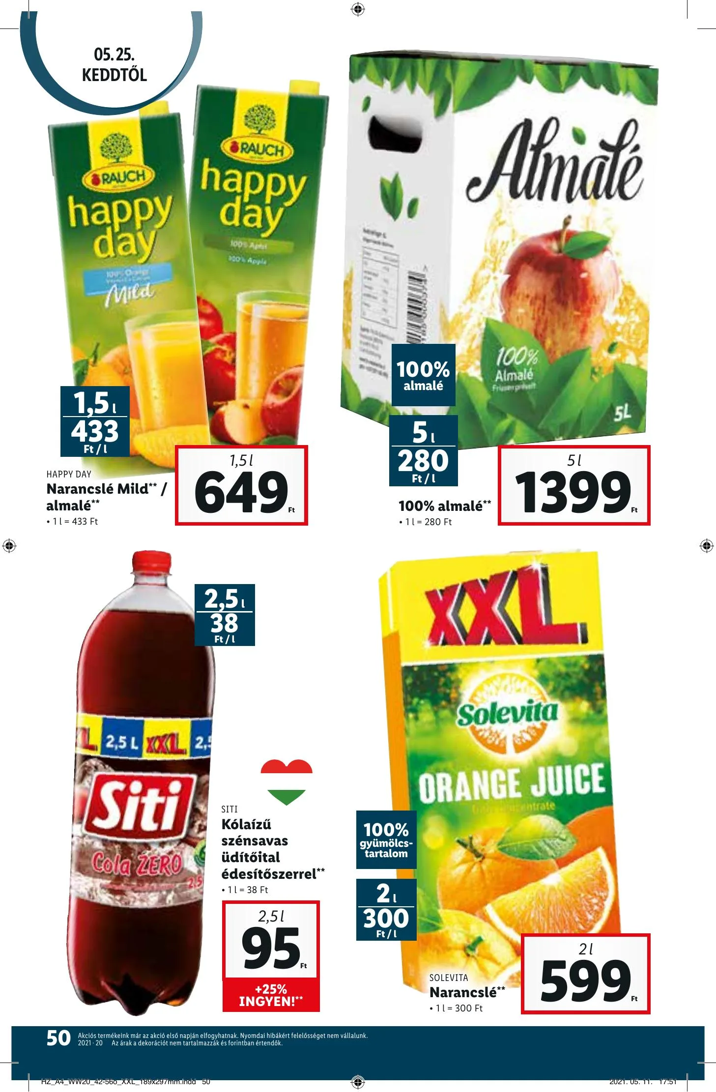 Lidl akciós újság 05.20–05.26 – 50. oldal