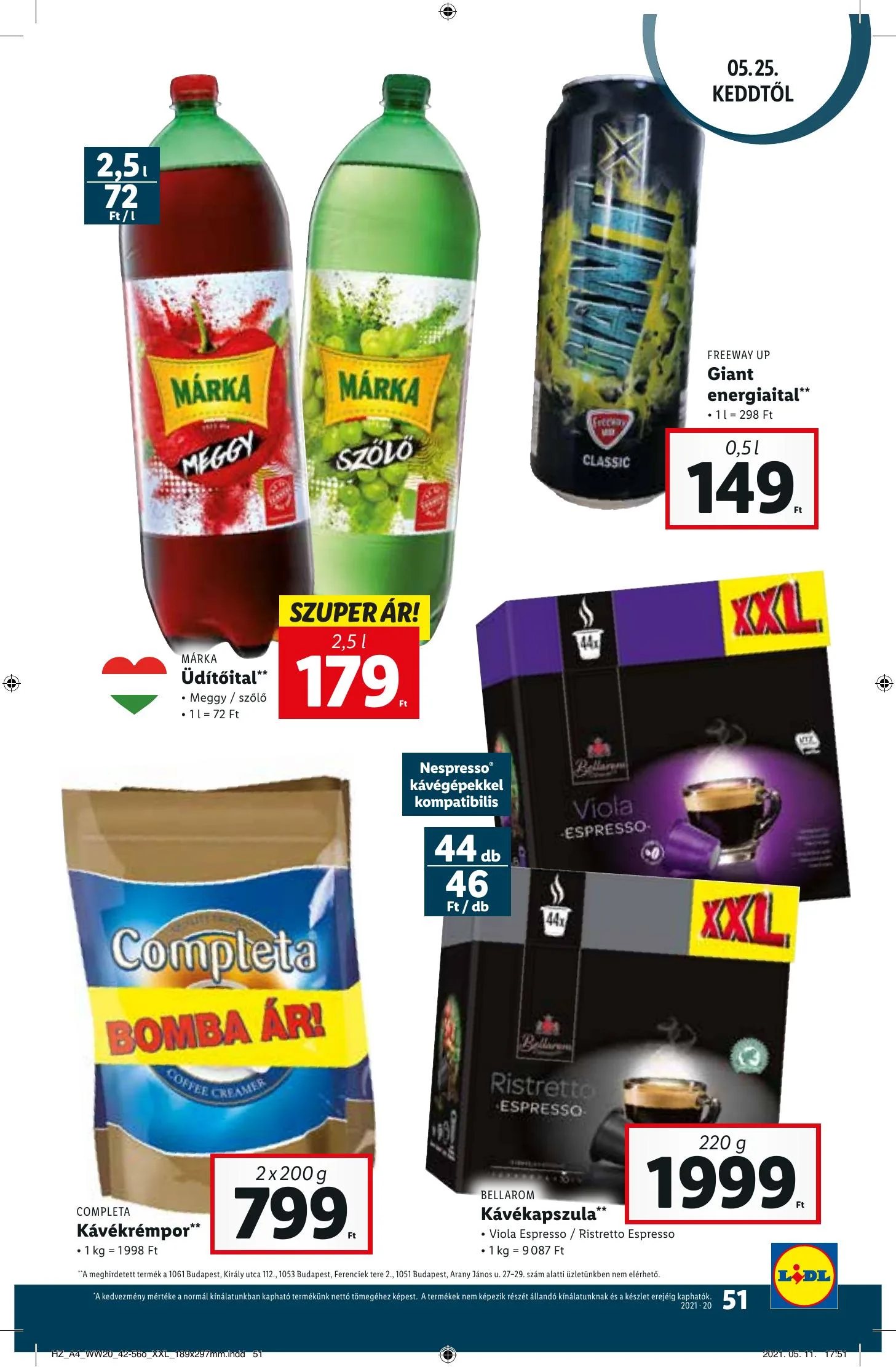 Lidl akciós újság 05.20–05.26 – 51. oldal