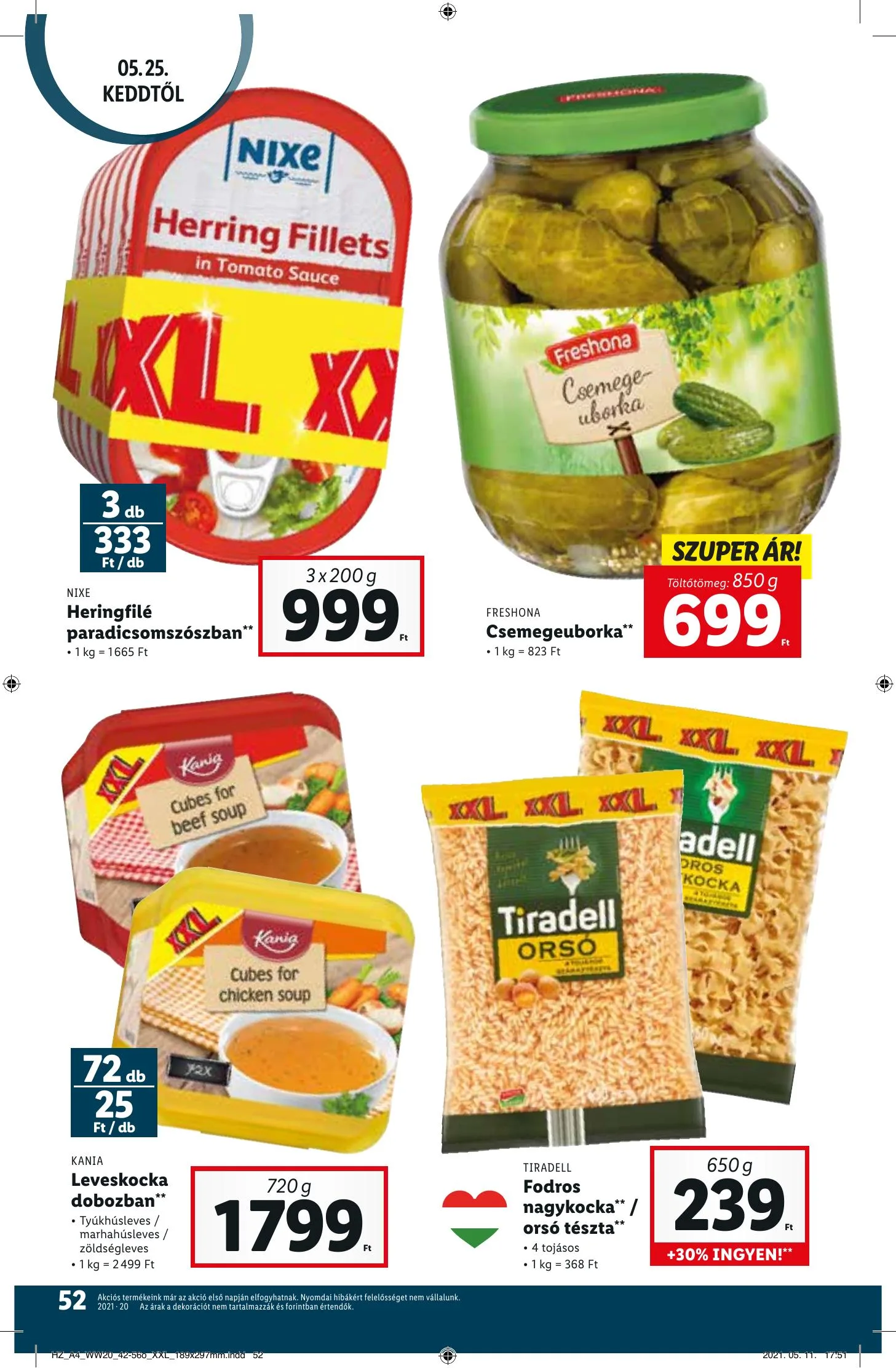 Lidl akciós újság 05.20–05.26 – 52. oldal