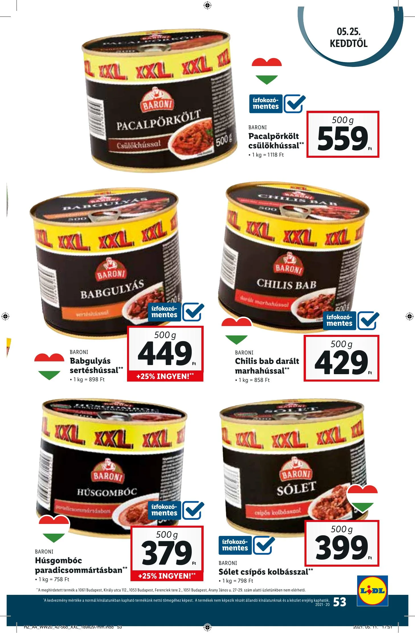 Lidl akciós újság 05.20–05.26 – 53. oldal