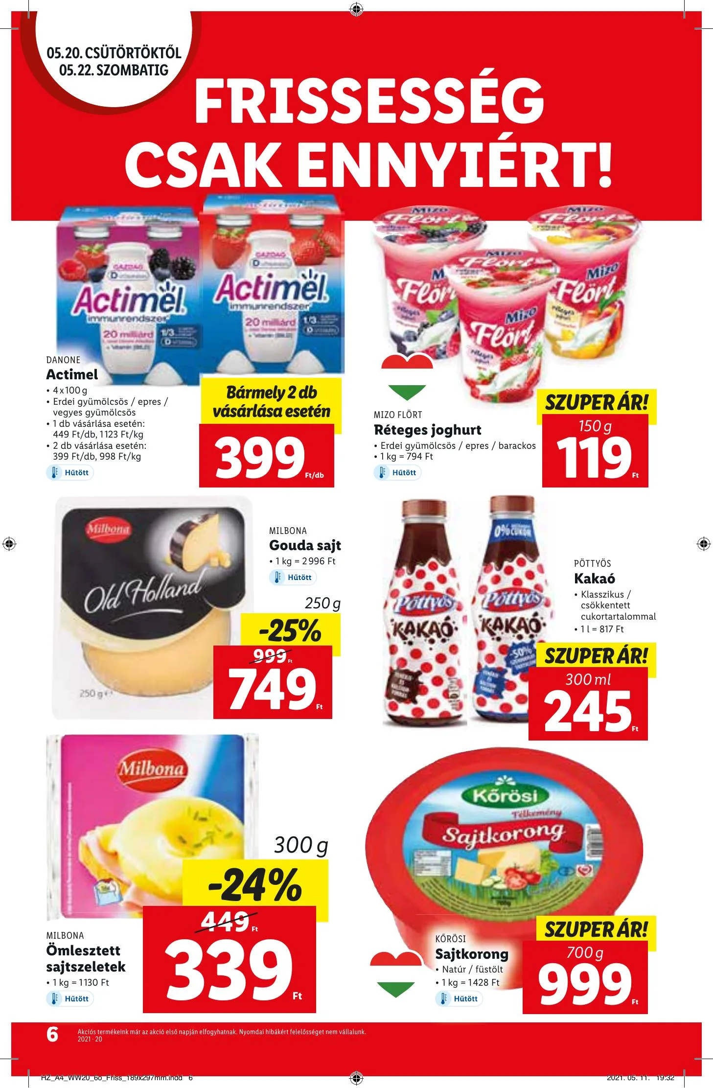 Lidl akciós újság 05.20–05.26 – 6. oldal