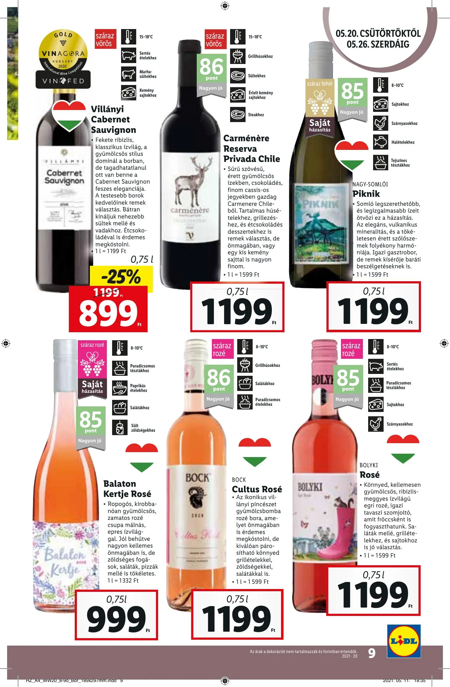 Lidl akciós újság 05.20–05.26 – 9. oldal