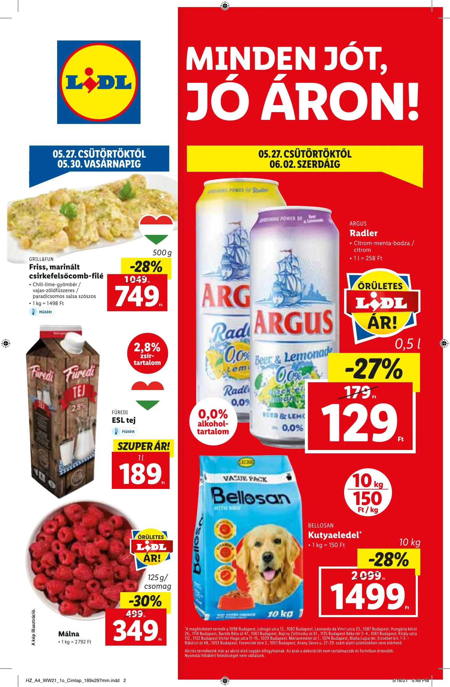 Lidl akciós újság 05.27–06.02
