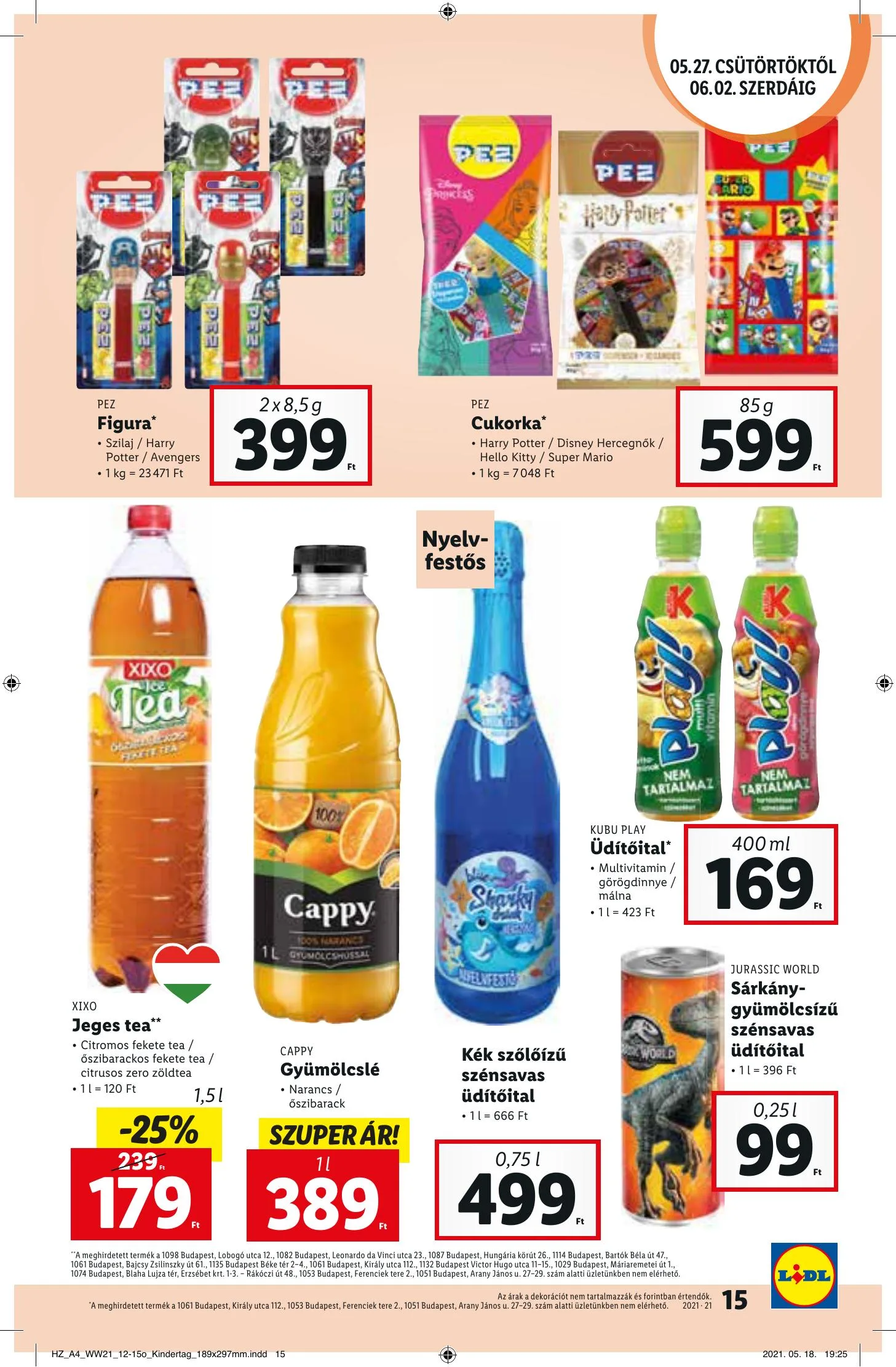 Lidl akciós újság 05.27–06.02 – 15. oldal