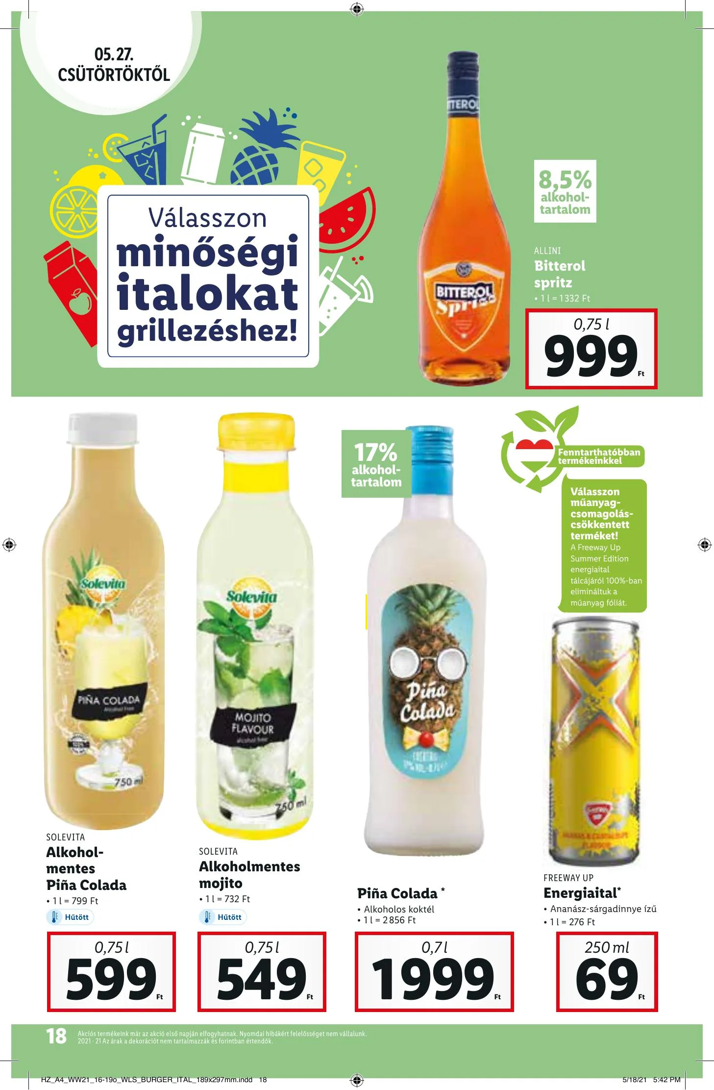 Lidl akciós újság 05.27–06.02 – 18. oldal