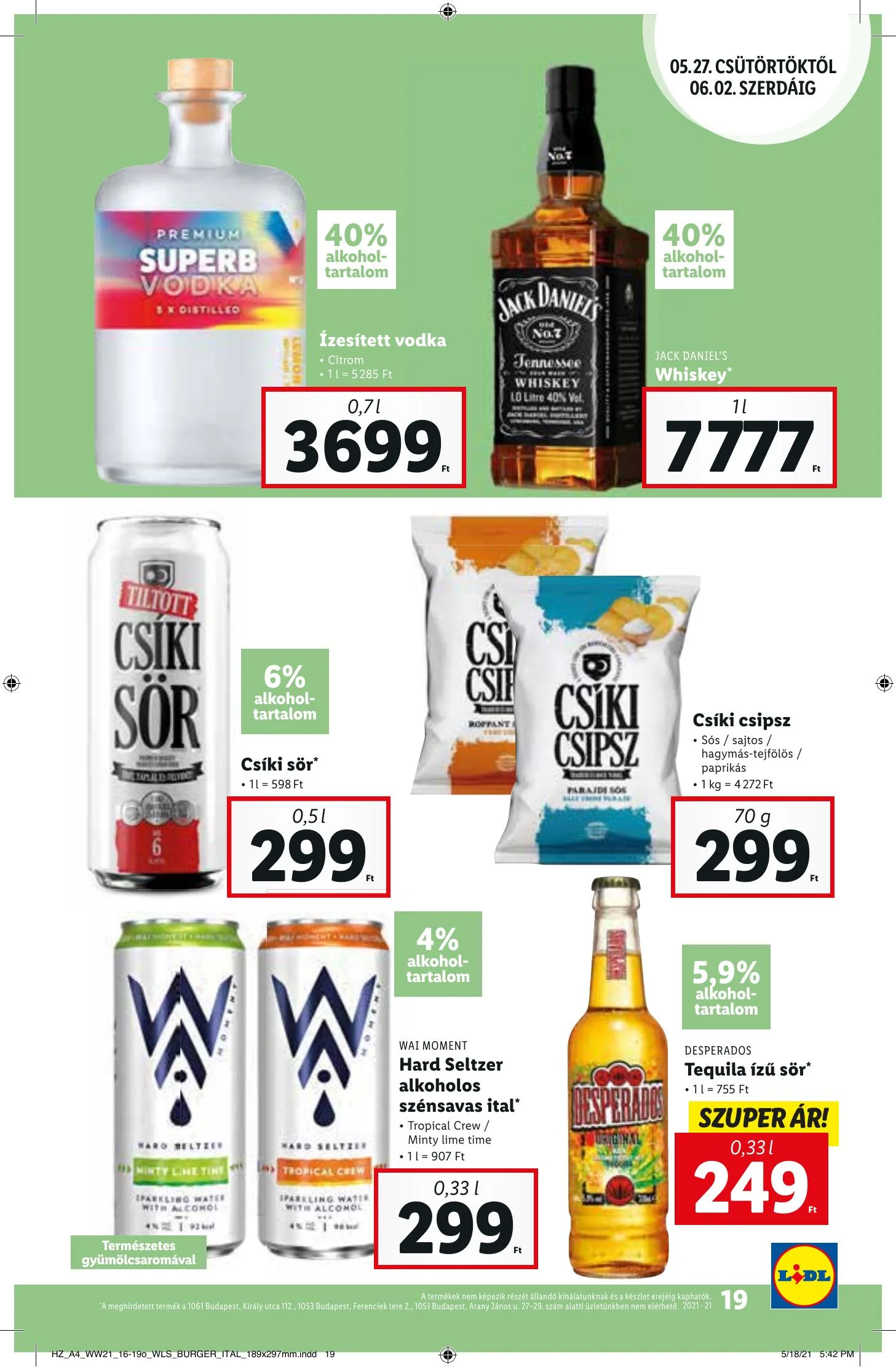 Lidl akciós újság 05.27–06.02 – 19. oldal