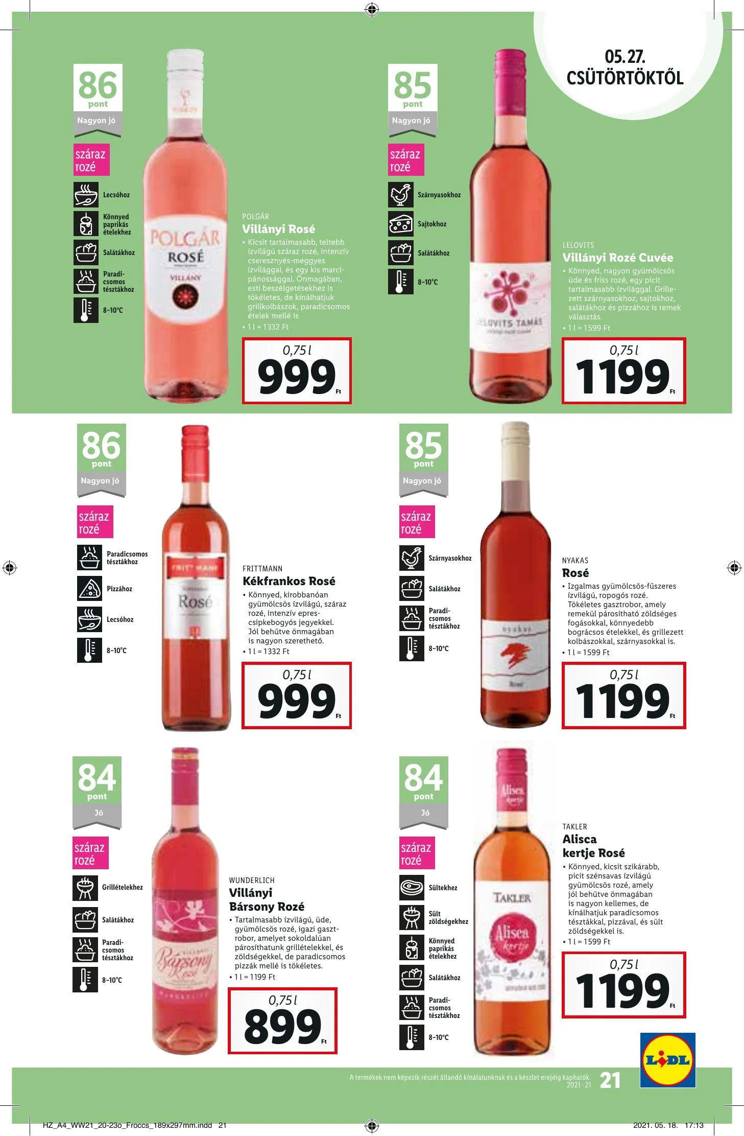 Lidl akciós újság 05.27–06.02 – 21. oldal