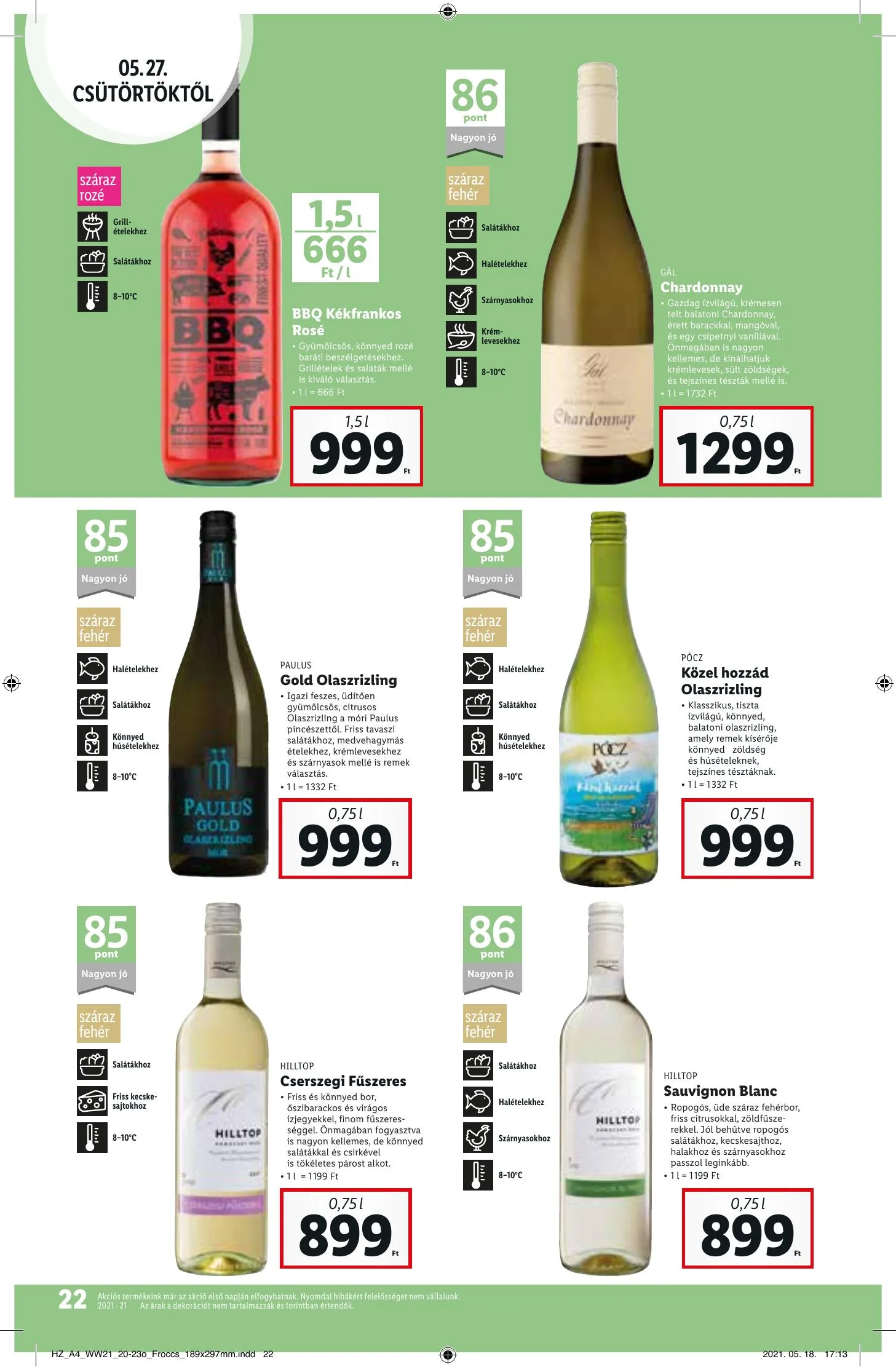 Lidl akciós újság 05.27–06.02 – 22. oldal