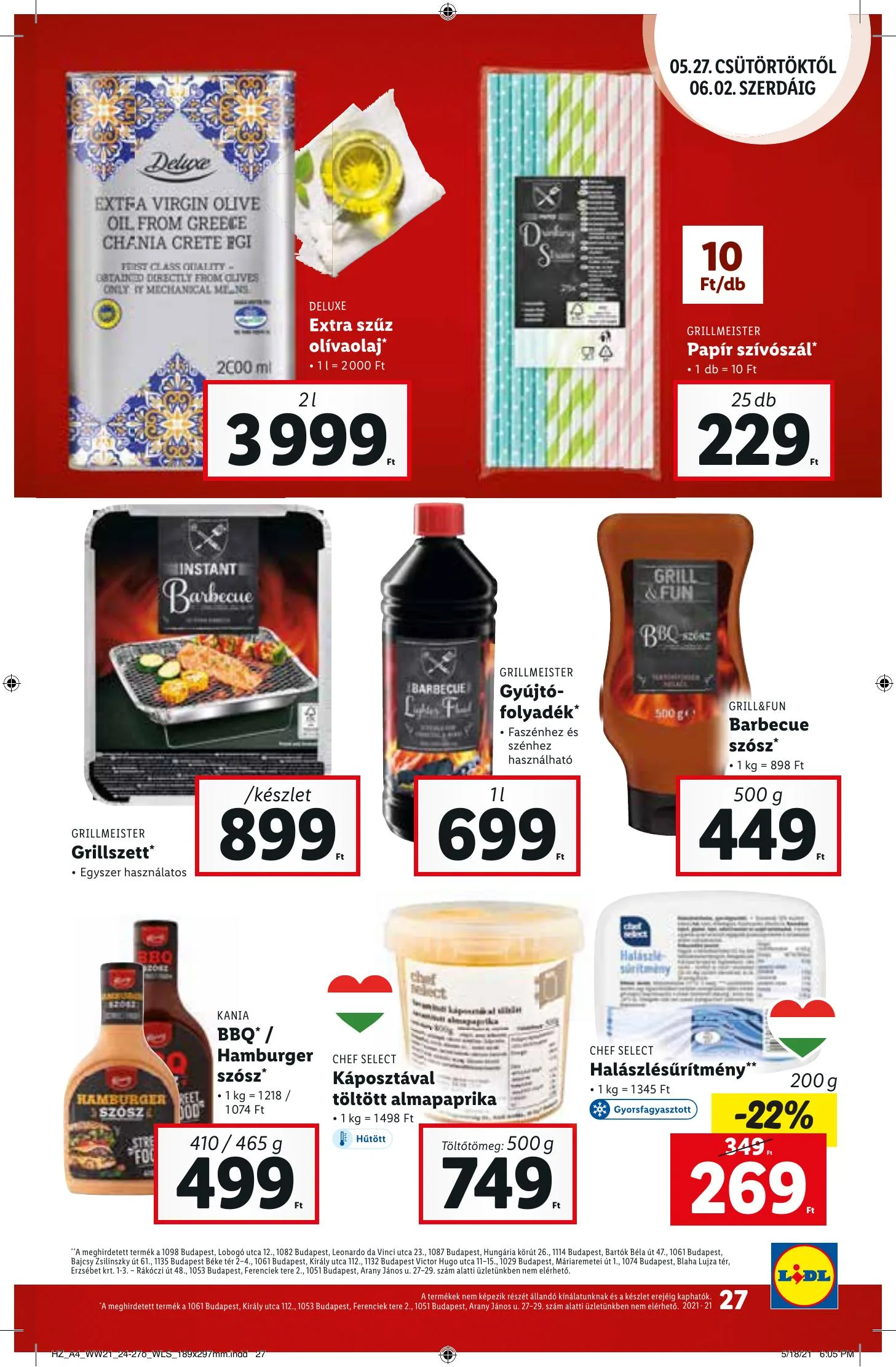Lidl akciós újság 05.27–06.02 – 27. oldal