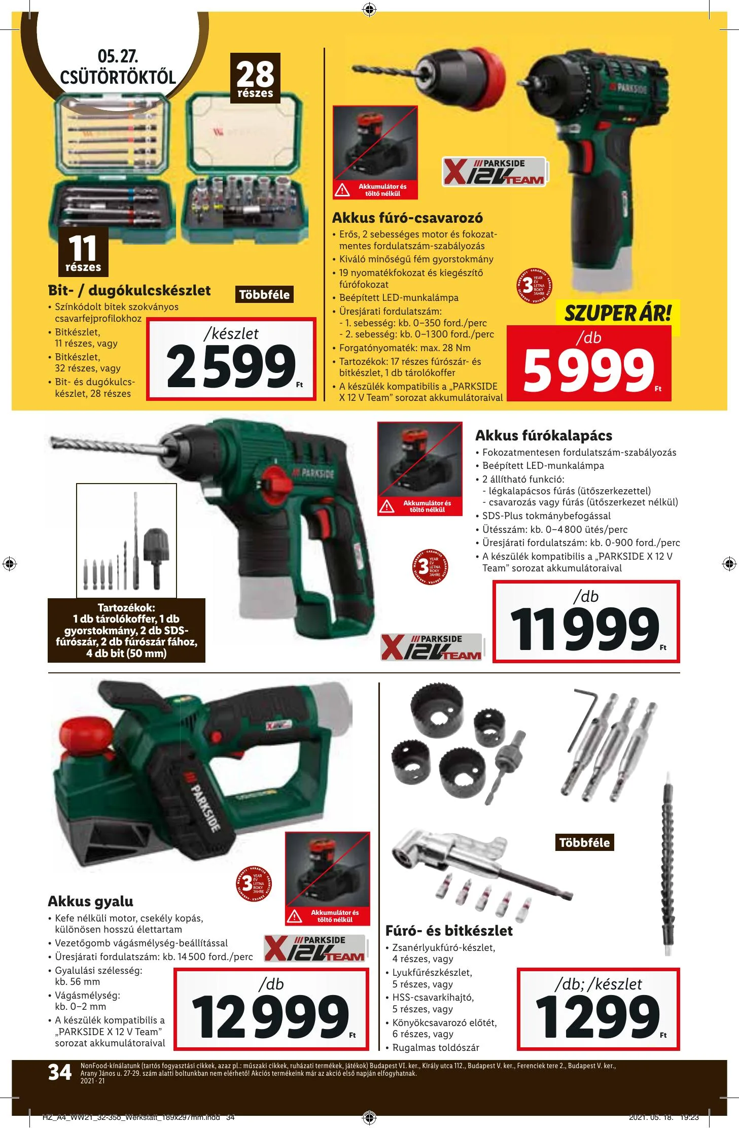 Lidl akciós újság 05.27–06.02 – 34. oldal