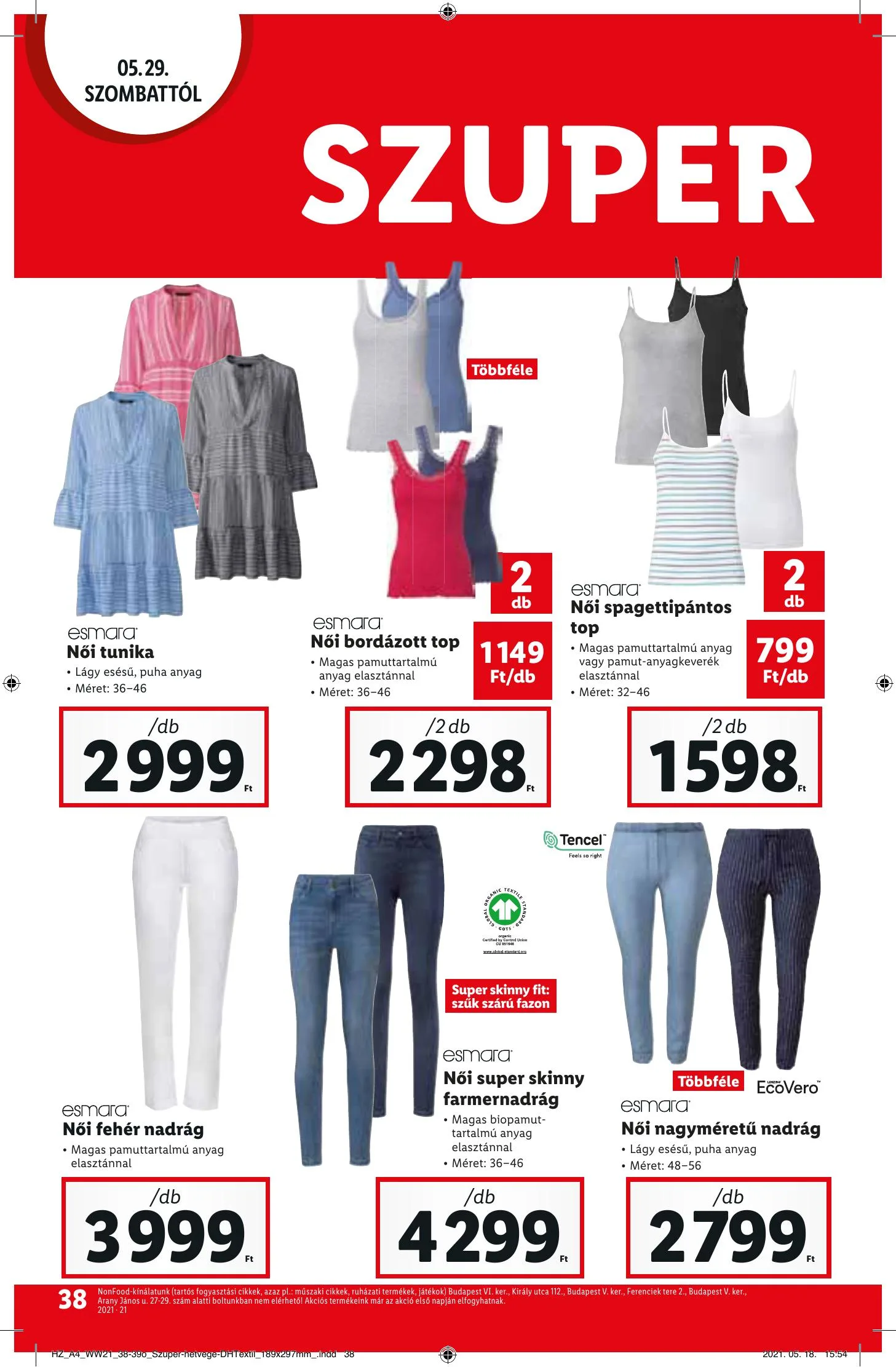 Lidl akciós újság 05.27–06.02 – 38. oldal