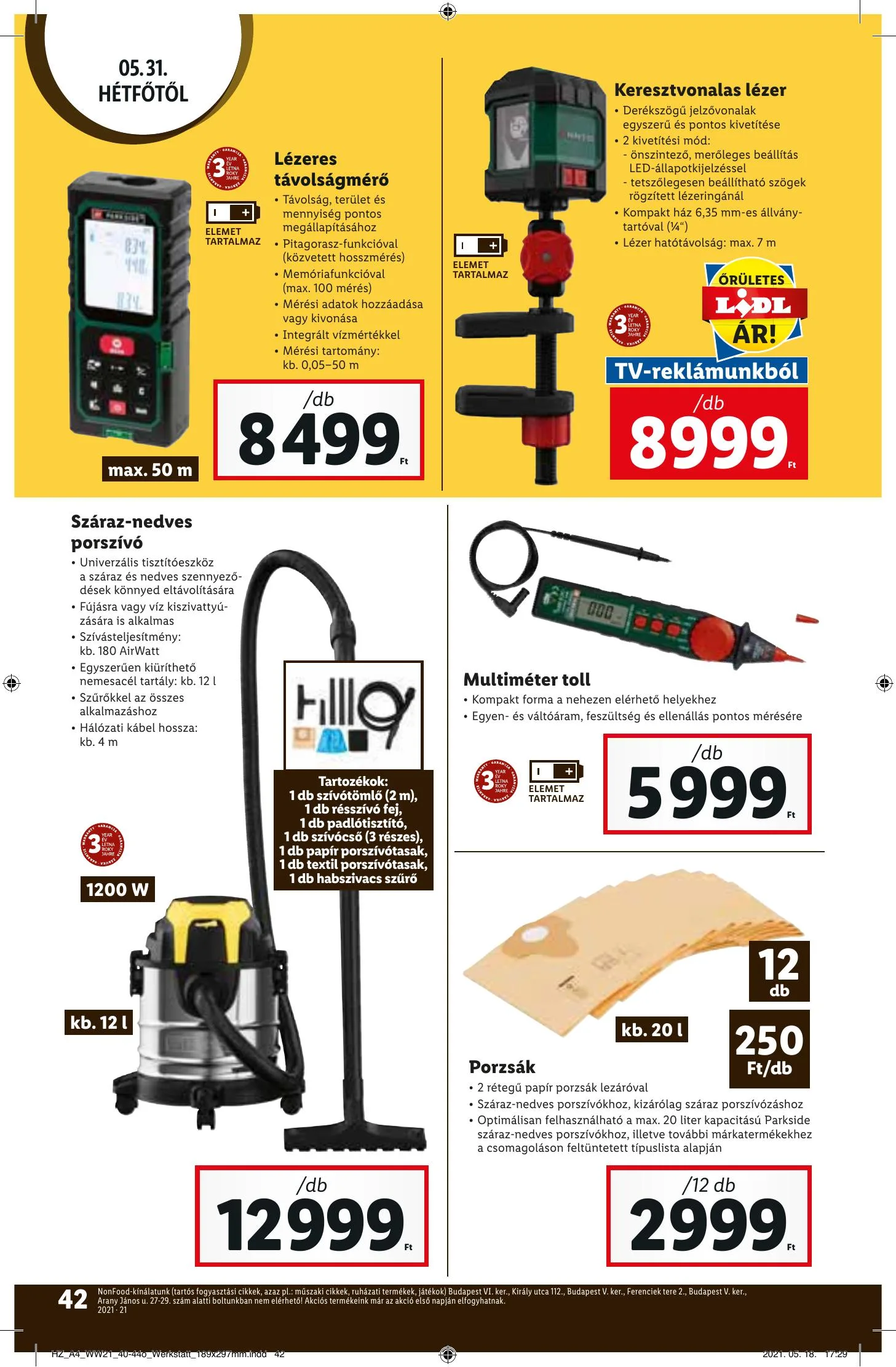 Lidl akciós újság 05.27–06.02 – 42. oldal