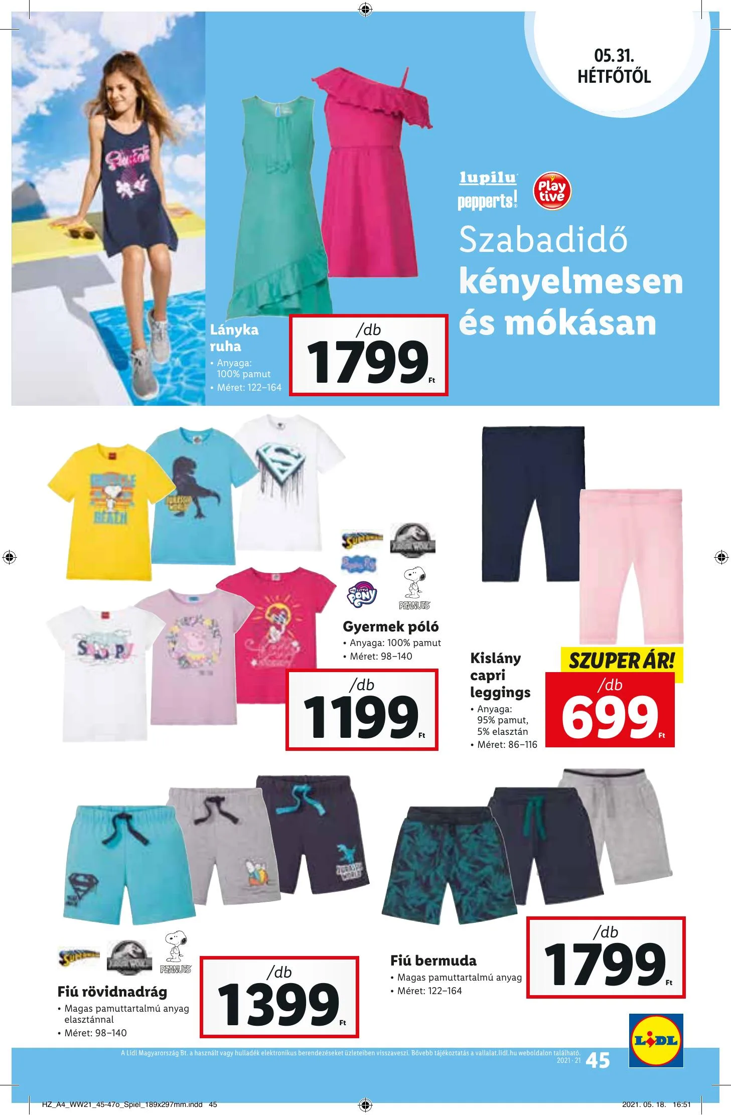 Lidl akciós újság 05.27–06.02 – 45. oldal