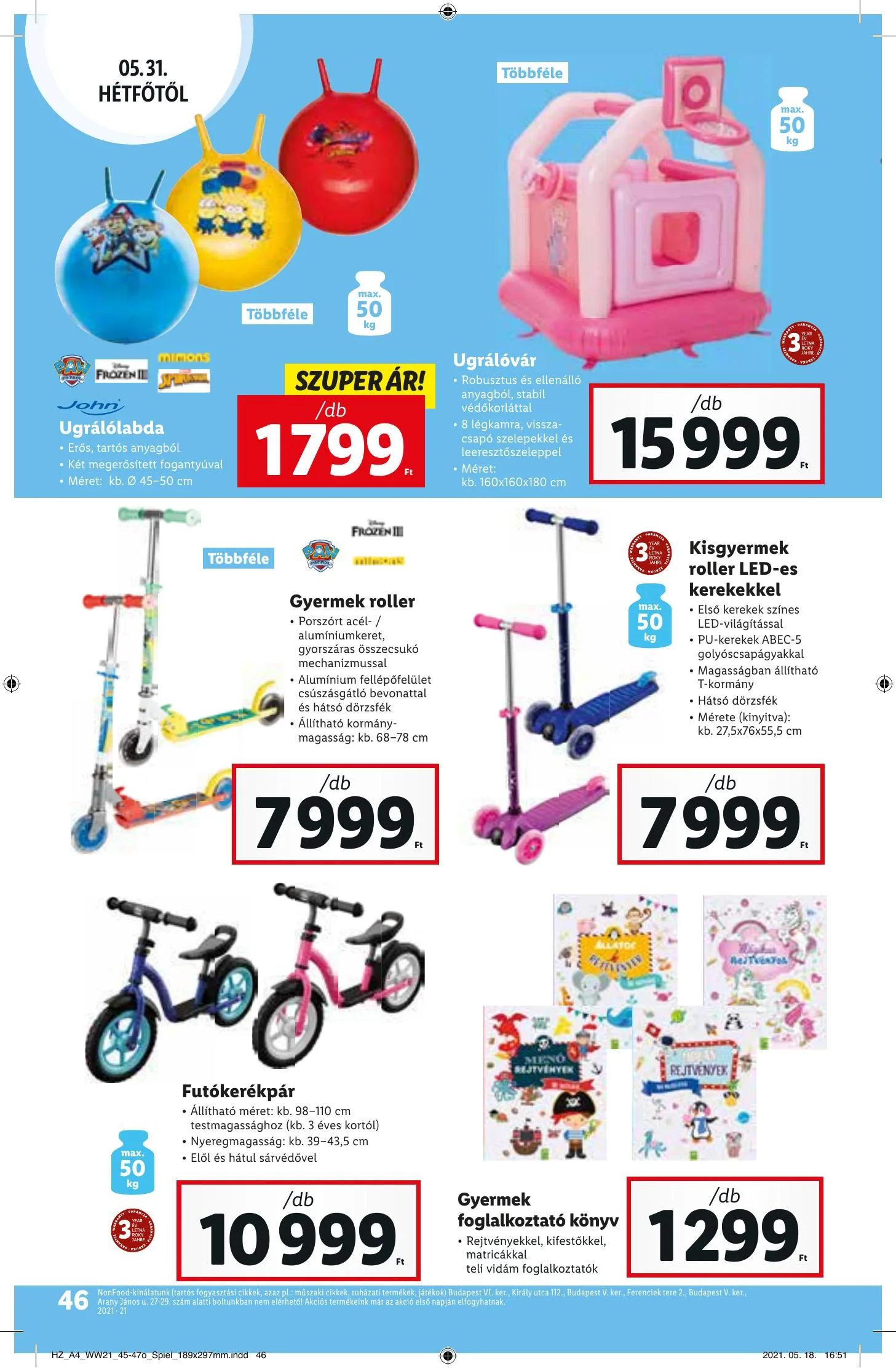 Lidl akciós újság 05.27–06.02 – 46. oldal