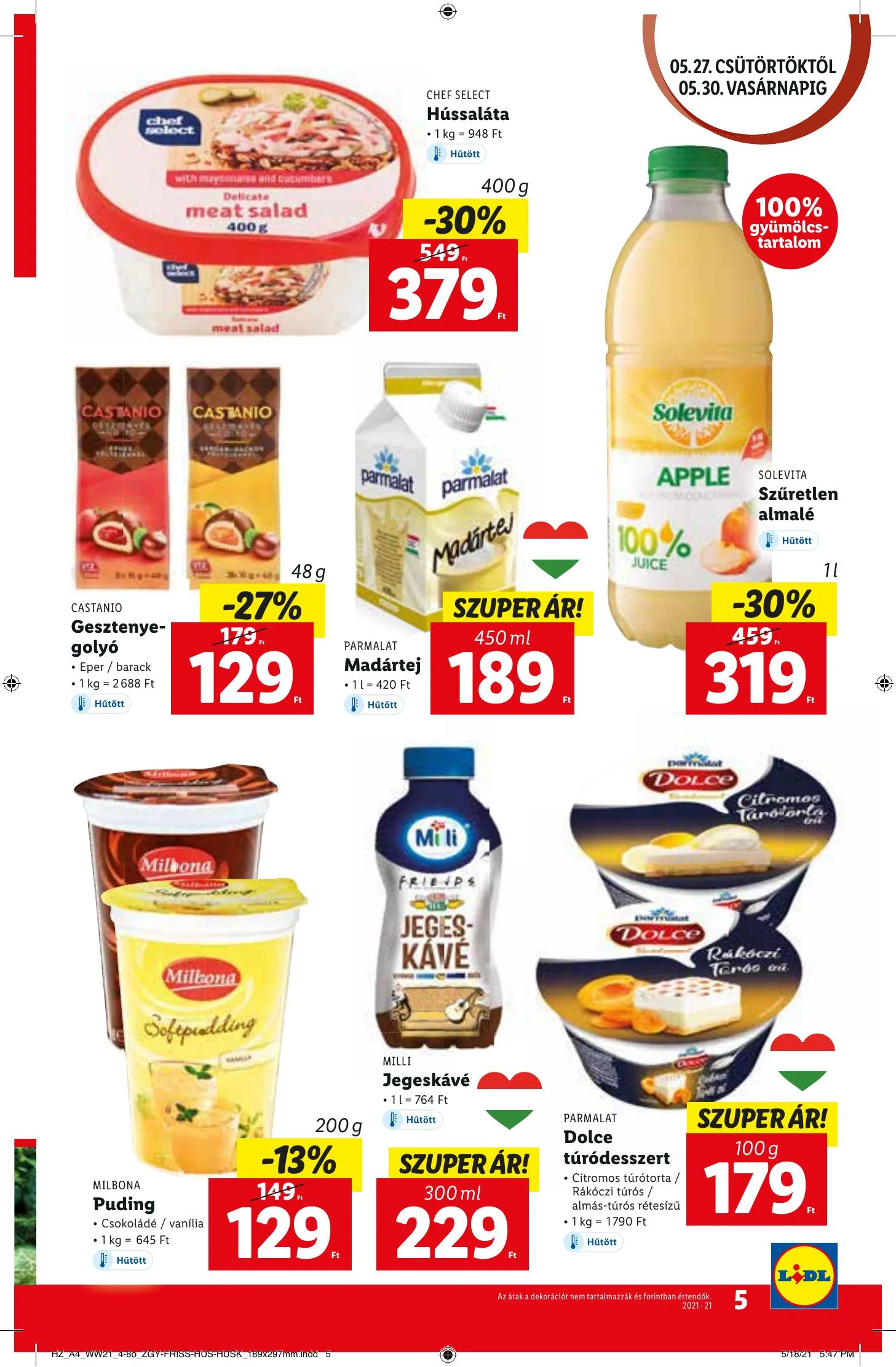 Lidl akciós újság 05.27–06.02 – 5. oldal
