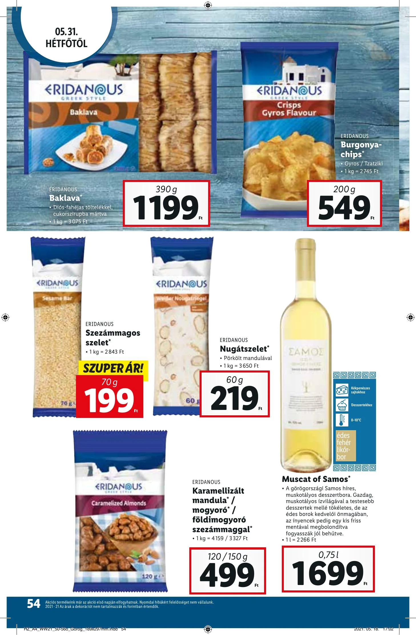 Lidl akciós újság 05.27–06.02 – 54. oldal