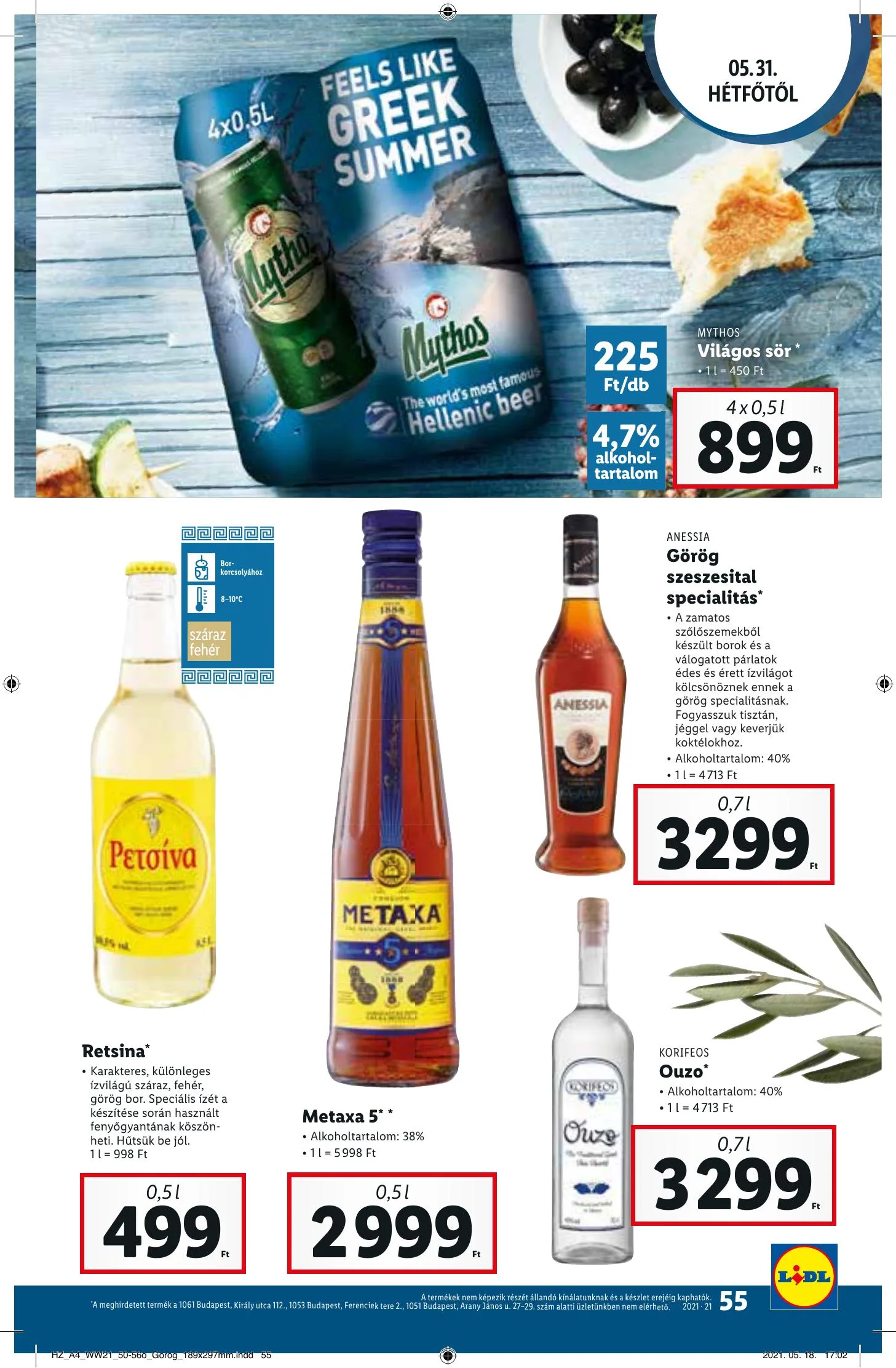 Lidl akciós újság 05.27–06.02 – 55. oldal