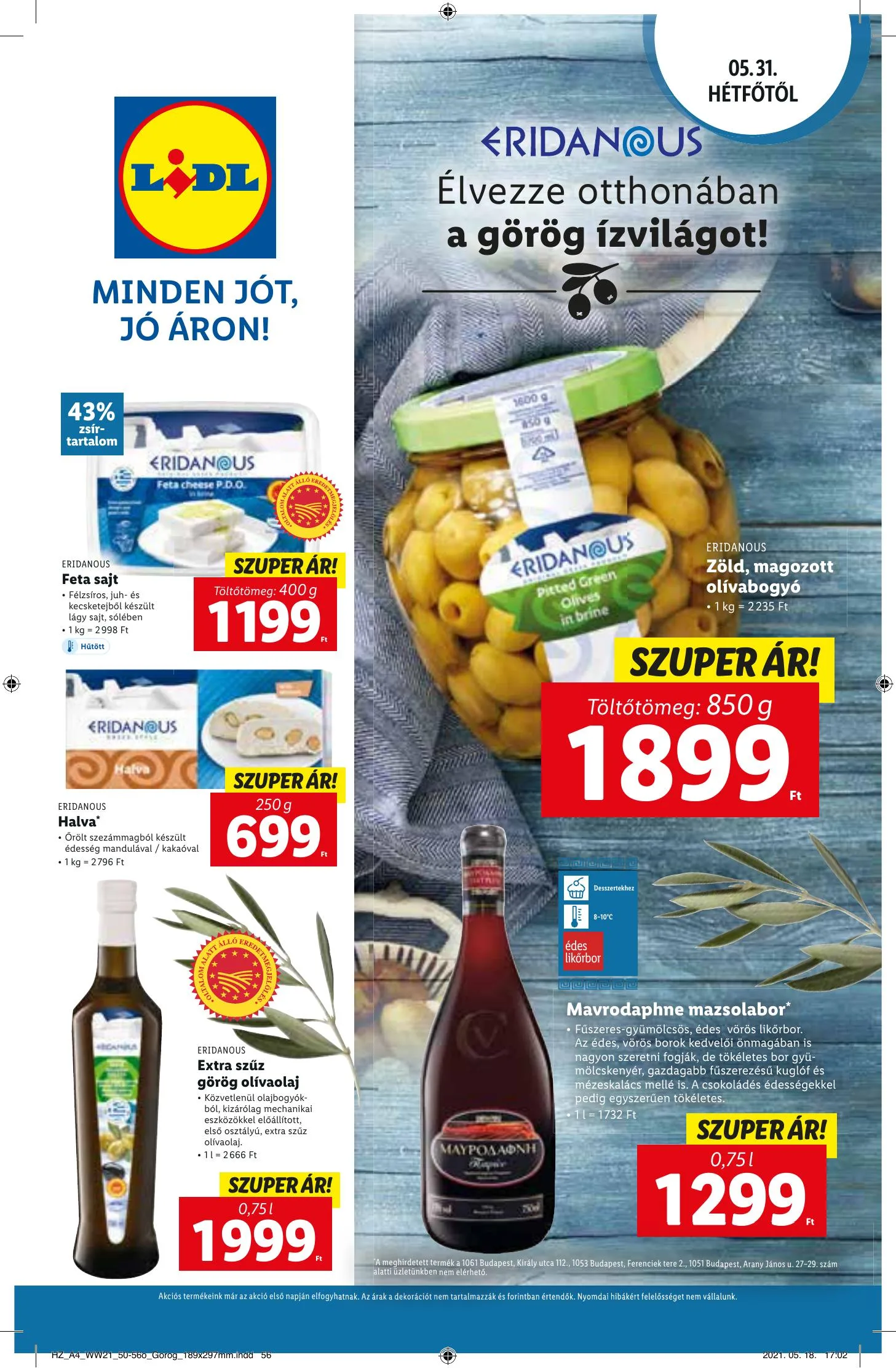 Lidl akciós újság 05.27–06.02 – 56. oldal
