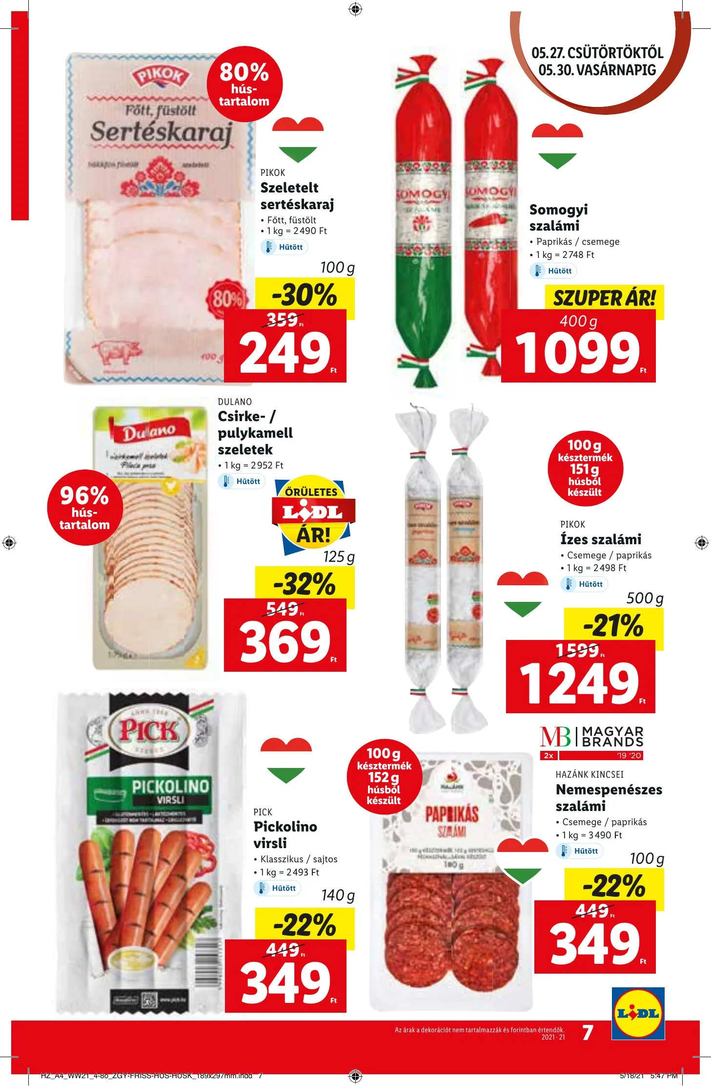 Lidl akciós újság 05.27–06.02 – 7. oldal