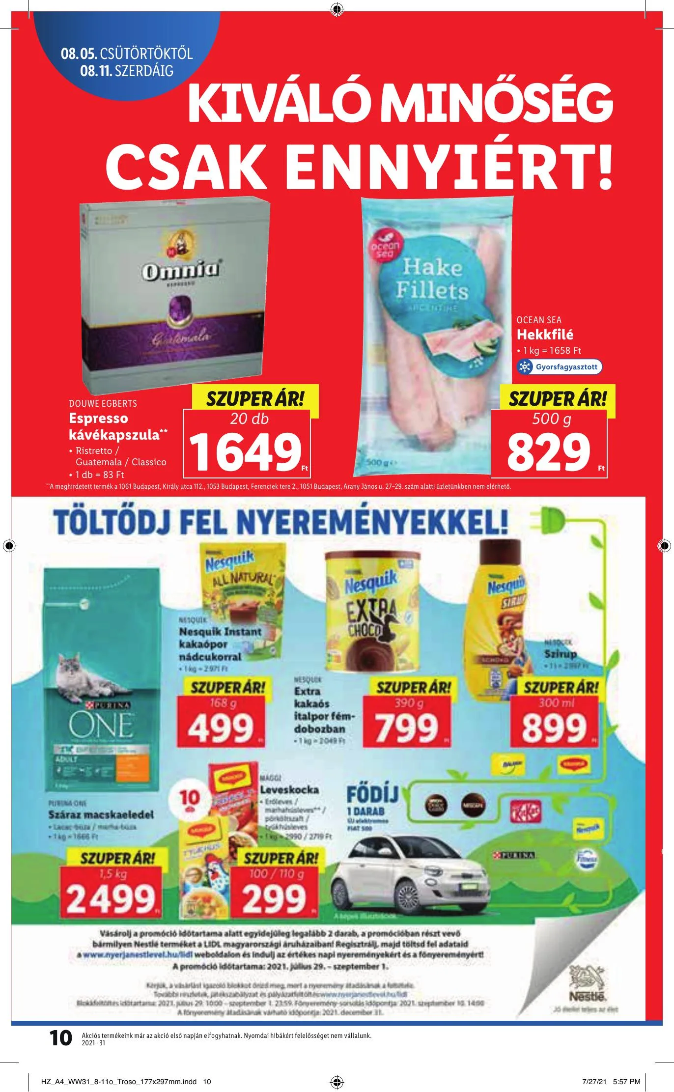 Lidl akciós újság 08.05–08.11 – 10. oldal