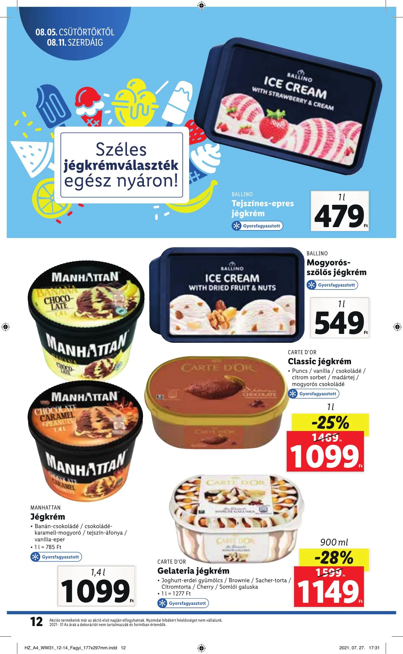 Lidl akciós újság 08.05–08.11 – 12. oldal