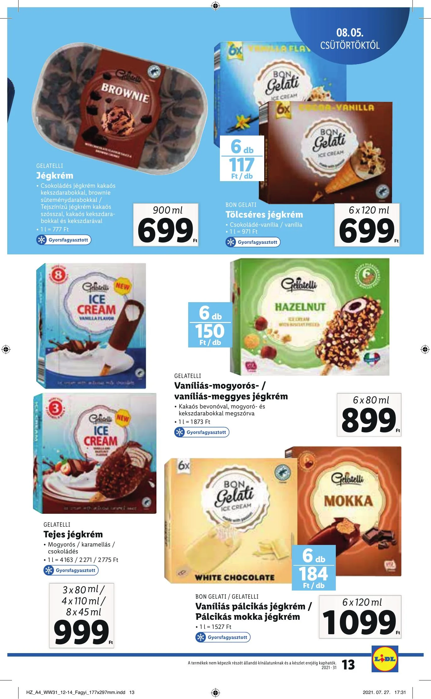 Lidl akciós újság 08.05–08.11 – 13. oldal