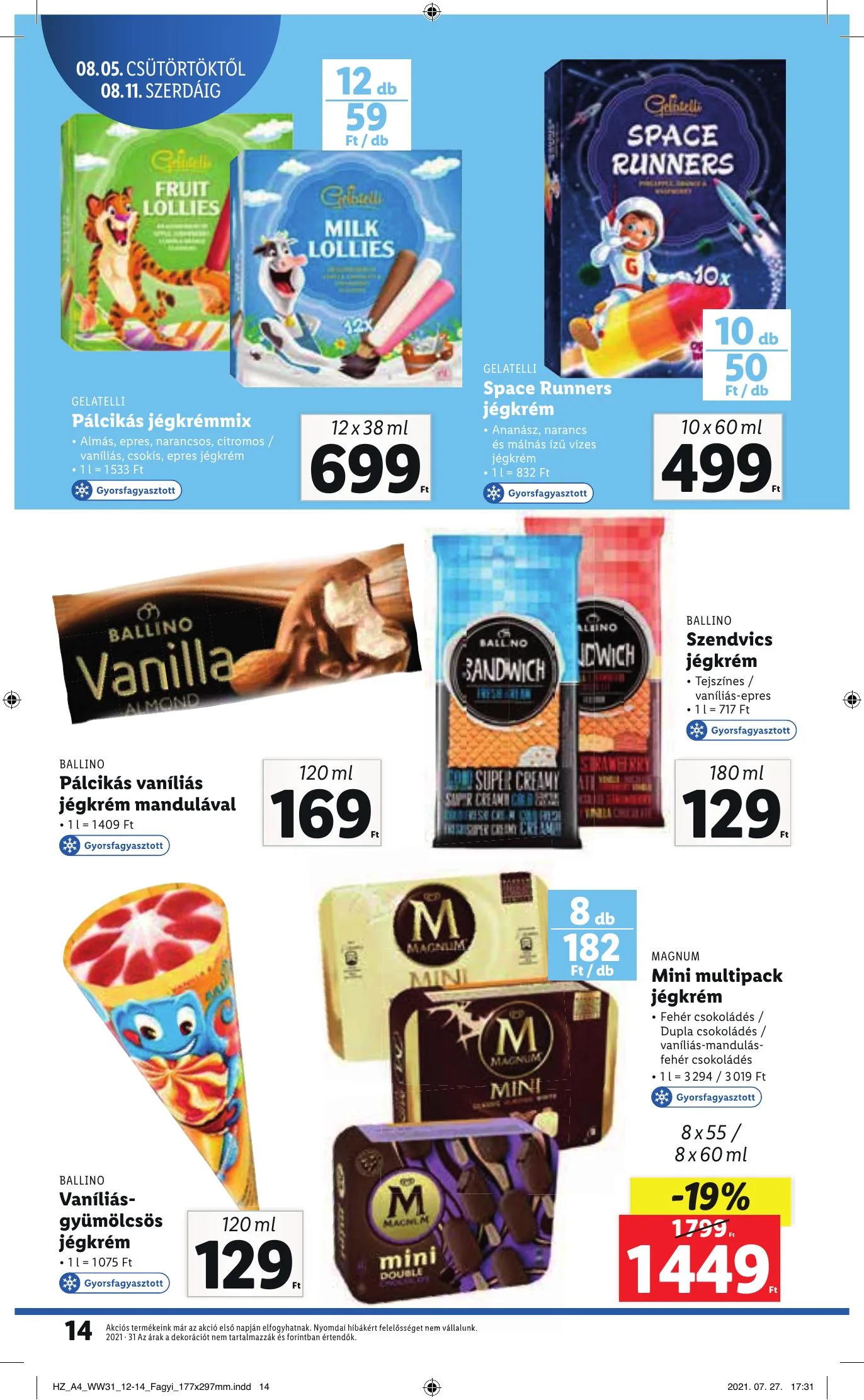 Lidl akciós újság 08.05–08.11 – 14. oldal
