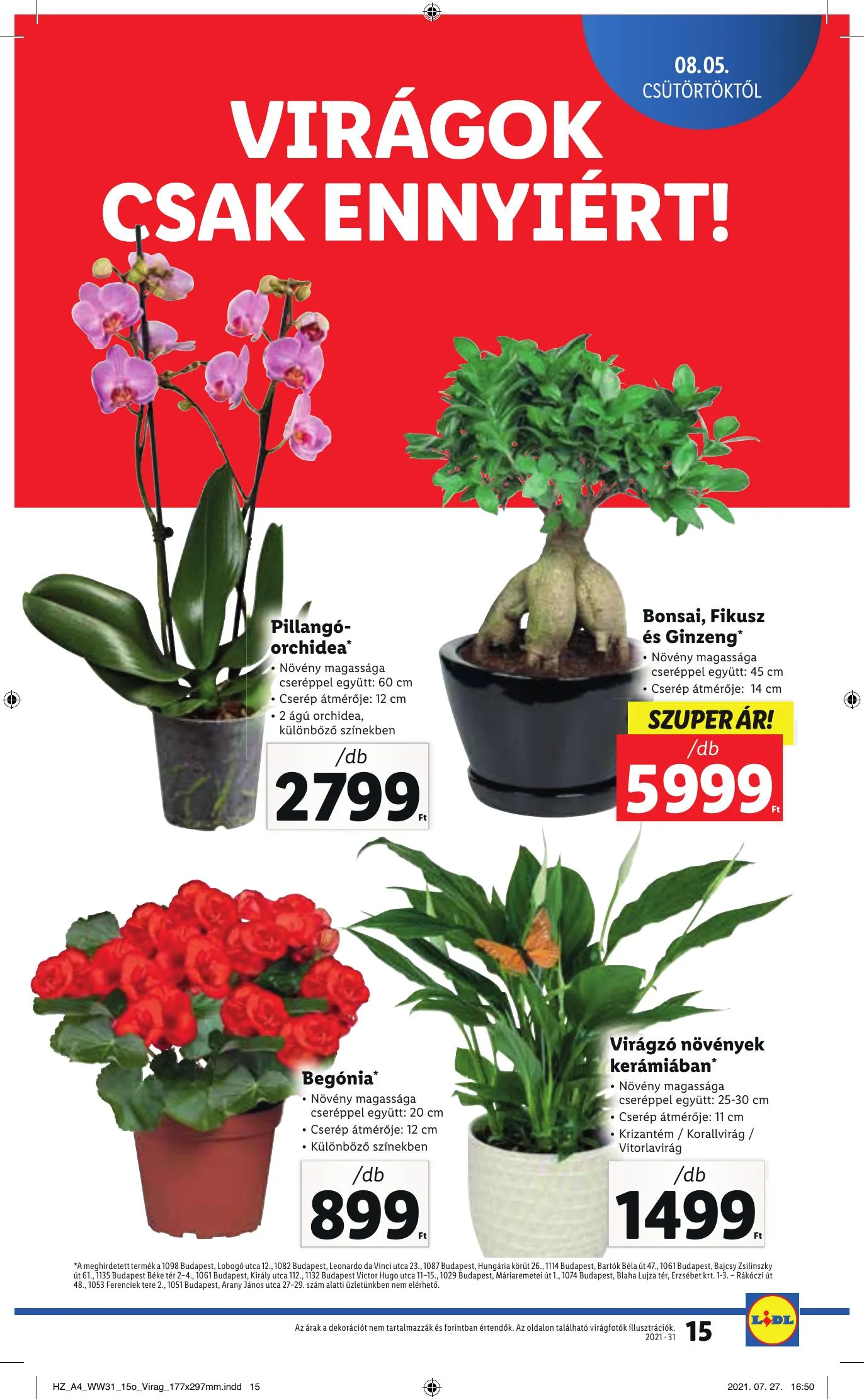 Lidl akciós újság 08.05–08.11 – 15. oldal