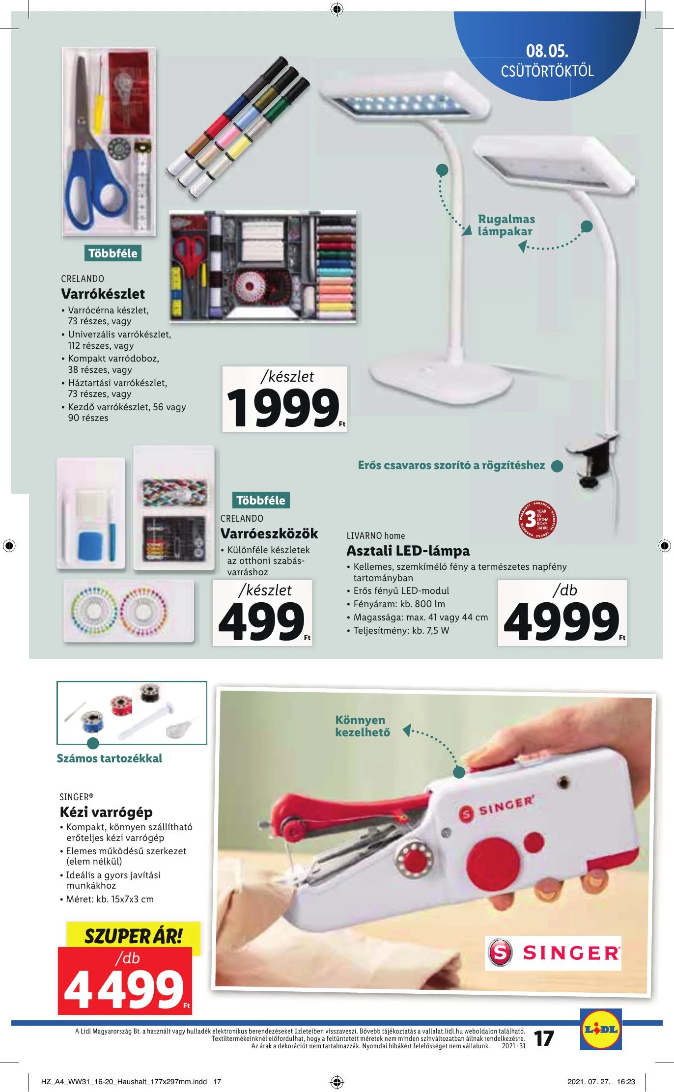 Lidl akciós újság 08.05–08.11 – 17. oldal