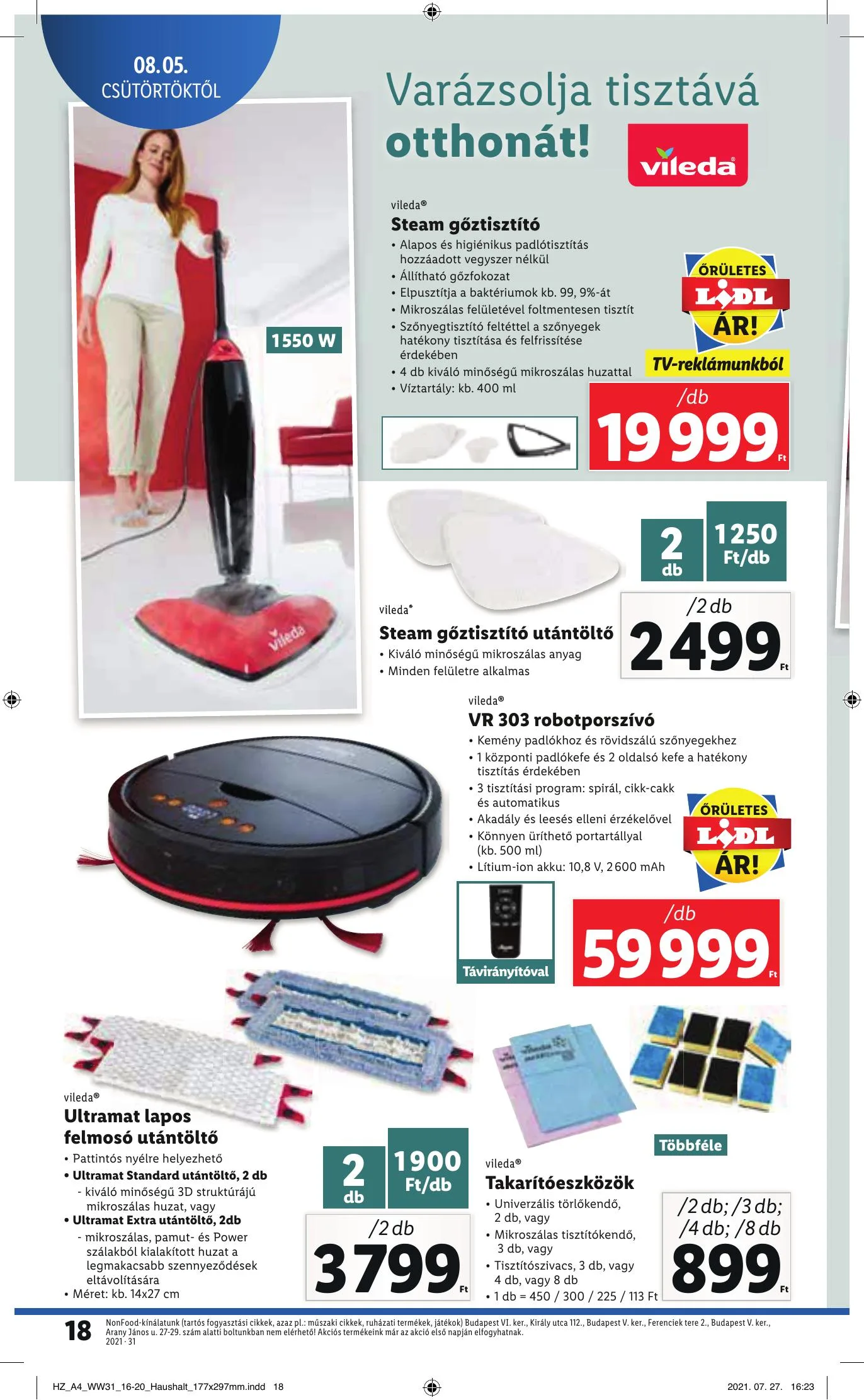 Lidl akciós újság 08.05–08.11 – 18. oldal