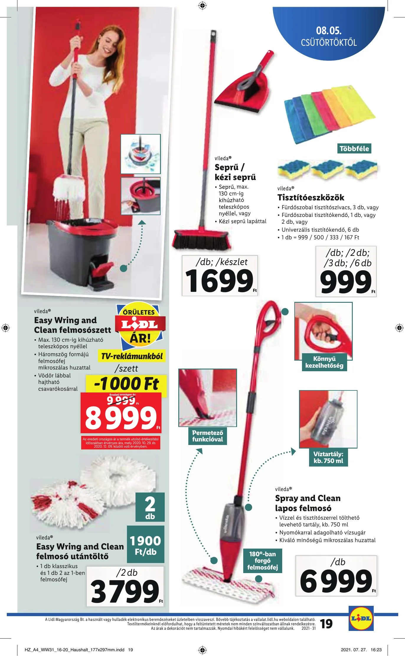 Lidl akciós újság 08.05–08.11 – 19. oldal