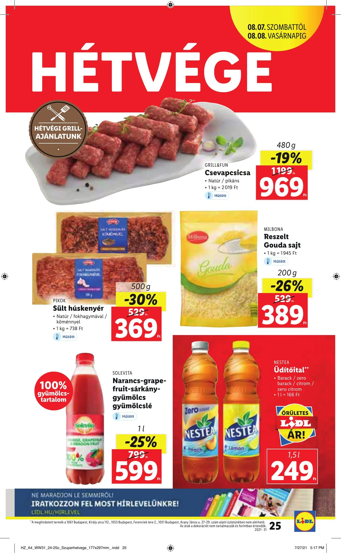 Lidl akciós újság 08.05–08.11 – 25. oldal