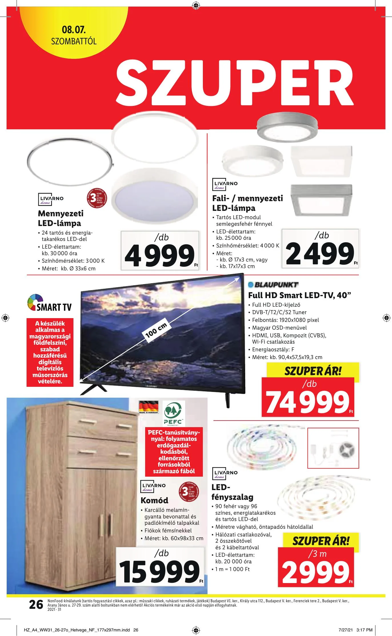 Lidl akciós újság 08.05–08.11 – 26. oldal