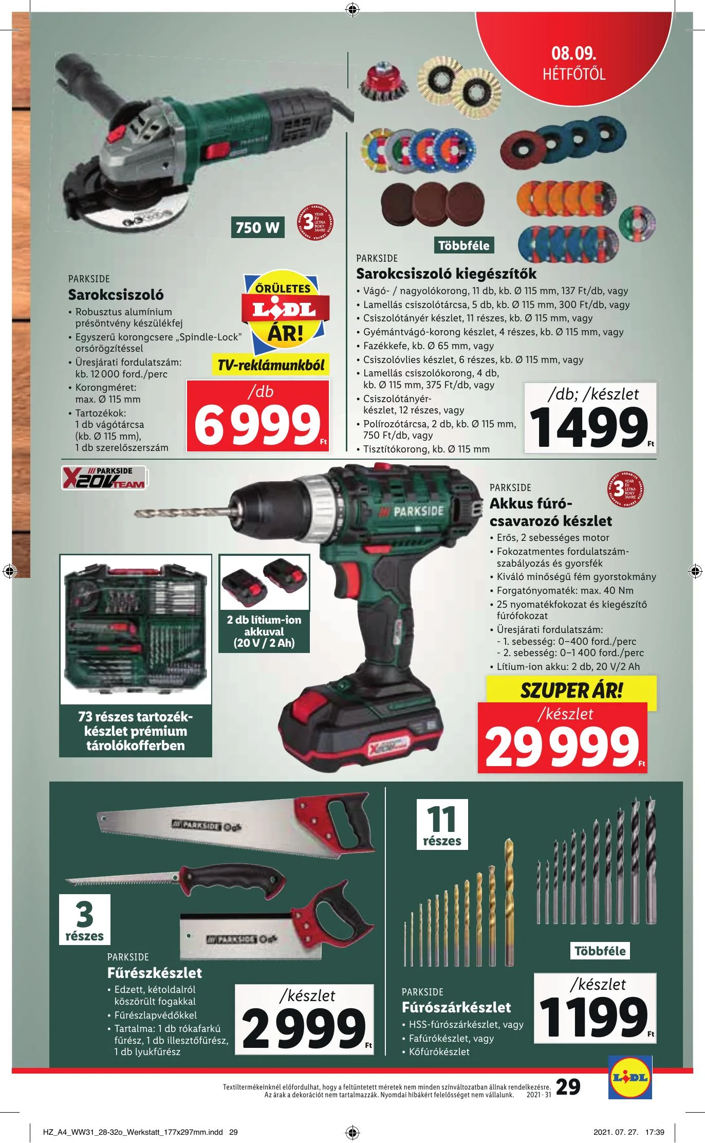 Lidl akciós újság 08.05–08.11 – 29. oldal