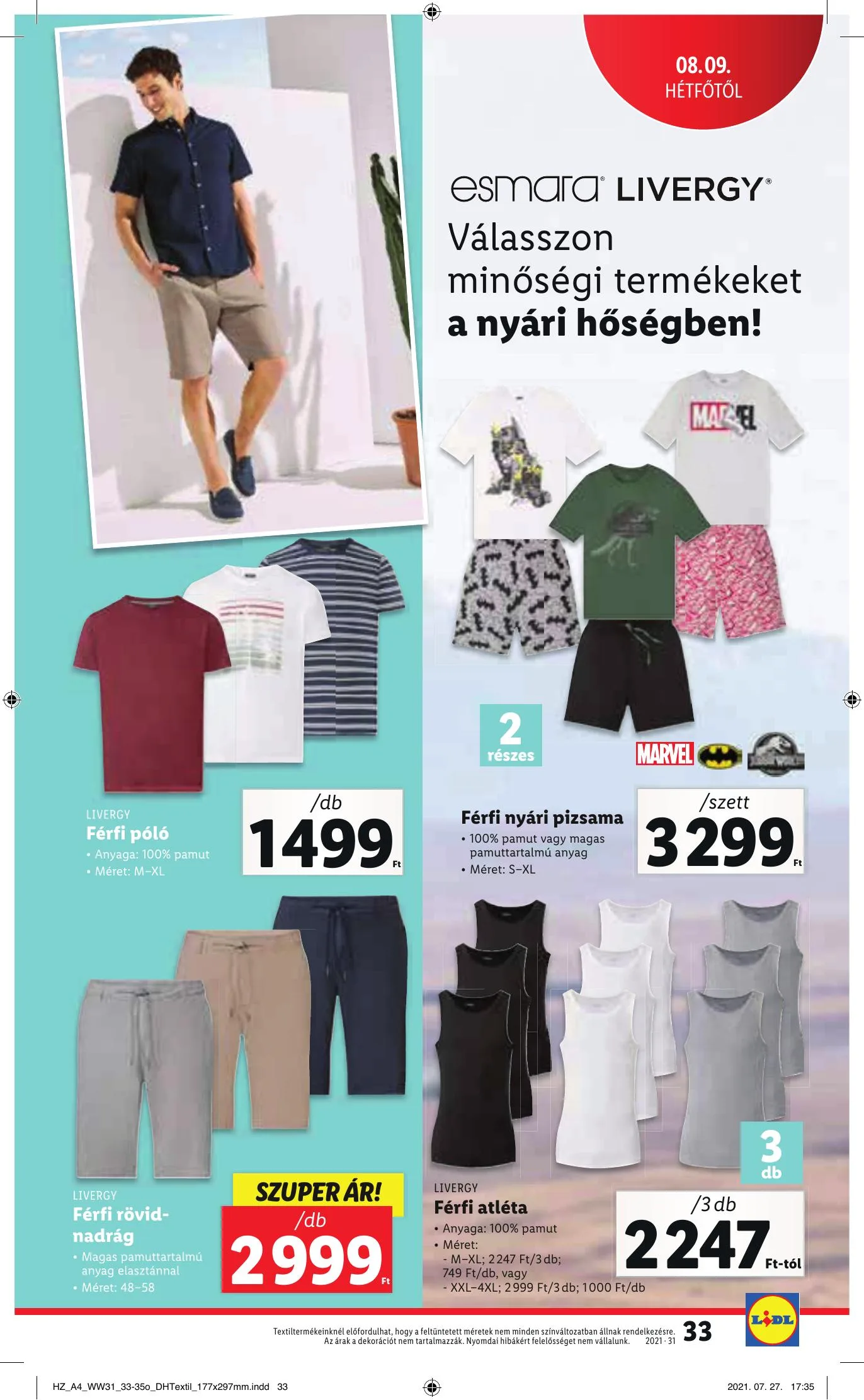 Lidl akciós újság 08.05–08.11 – 33. oldal