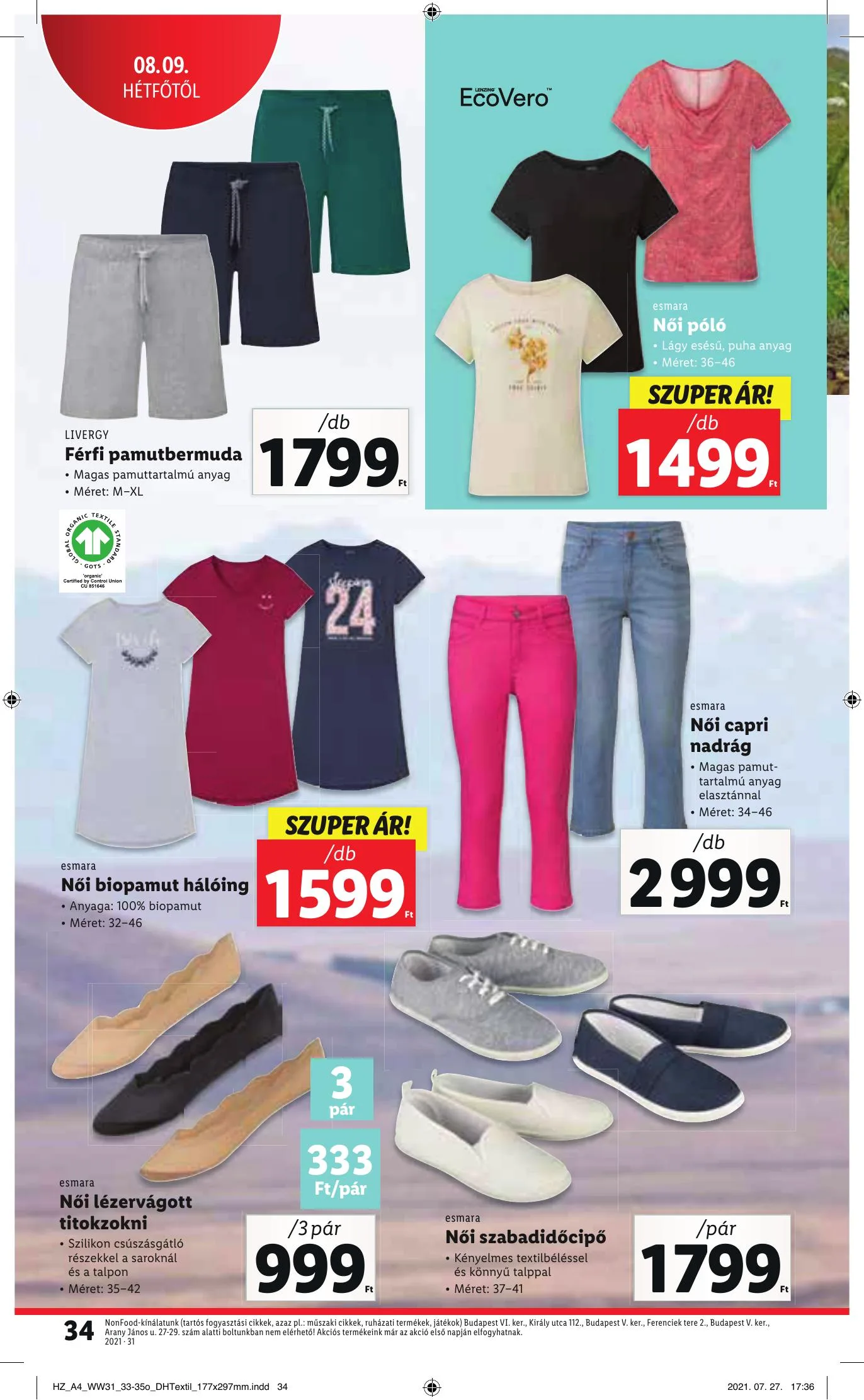 Lidl akciós újság 08.05–08.11 – 34. oldal