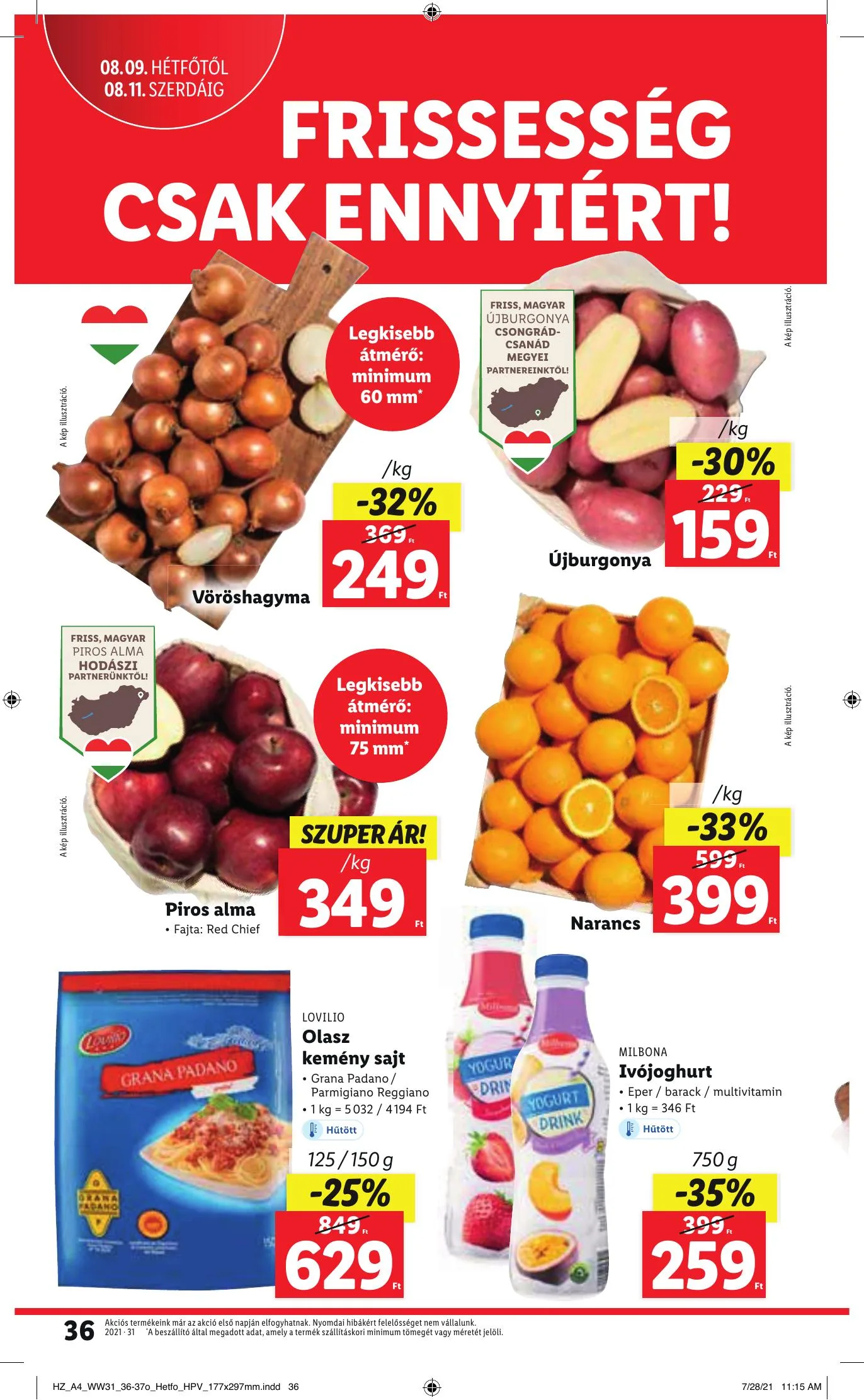 Lidl akciós újság 08.05–08.11 – 36. oldal