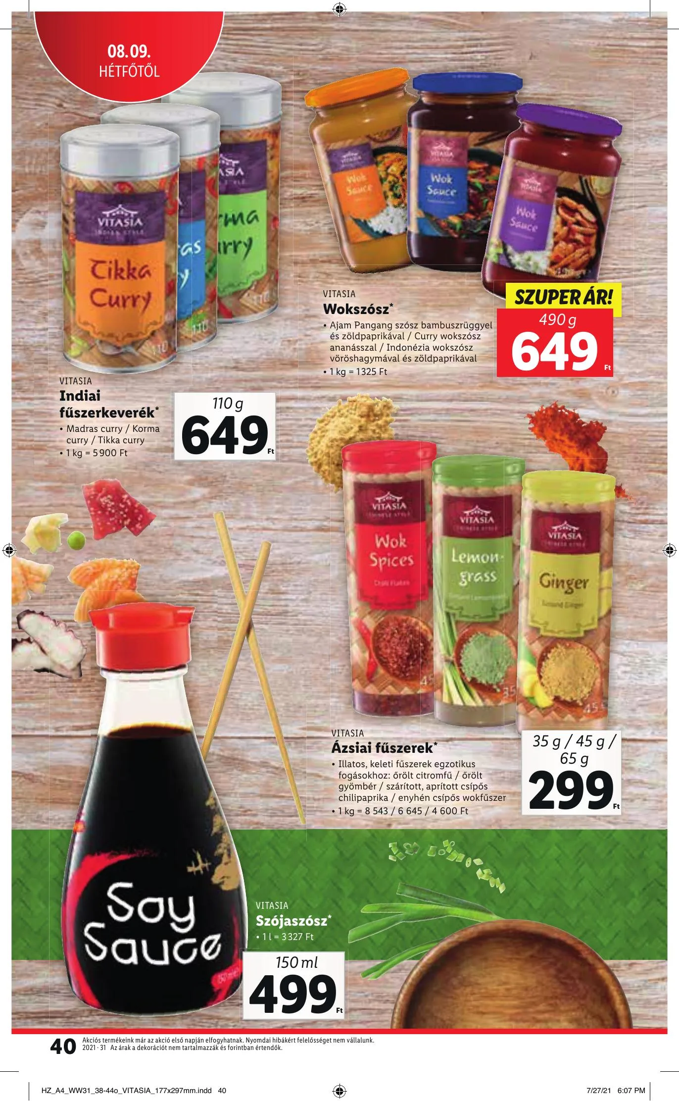 Lidl akciós újság 08.05–08.11 – 40. oldal